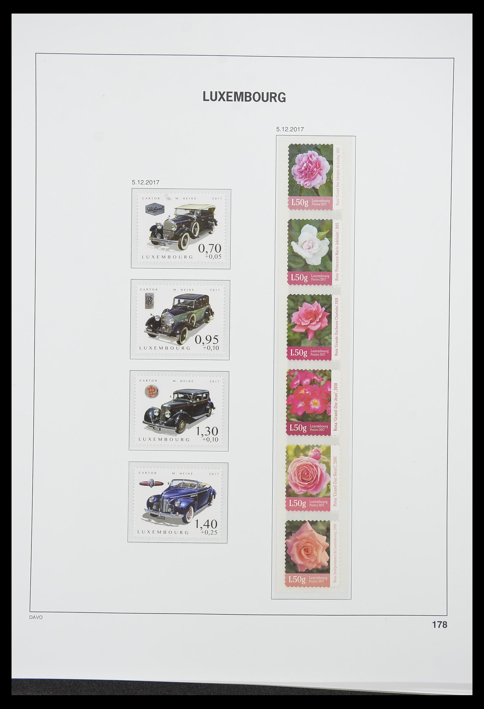33774 242 - Postzegelverzameling 33774 Luxemburg 1852-2018!
