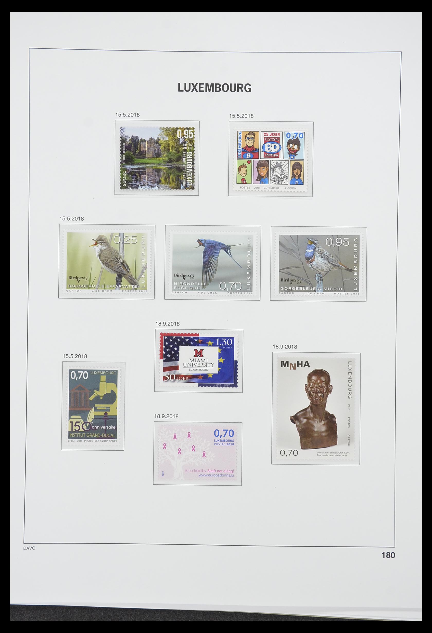 33774 248 - Postzegelverzameling 33774 Luxemburg 1852-2018!