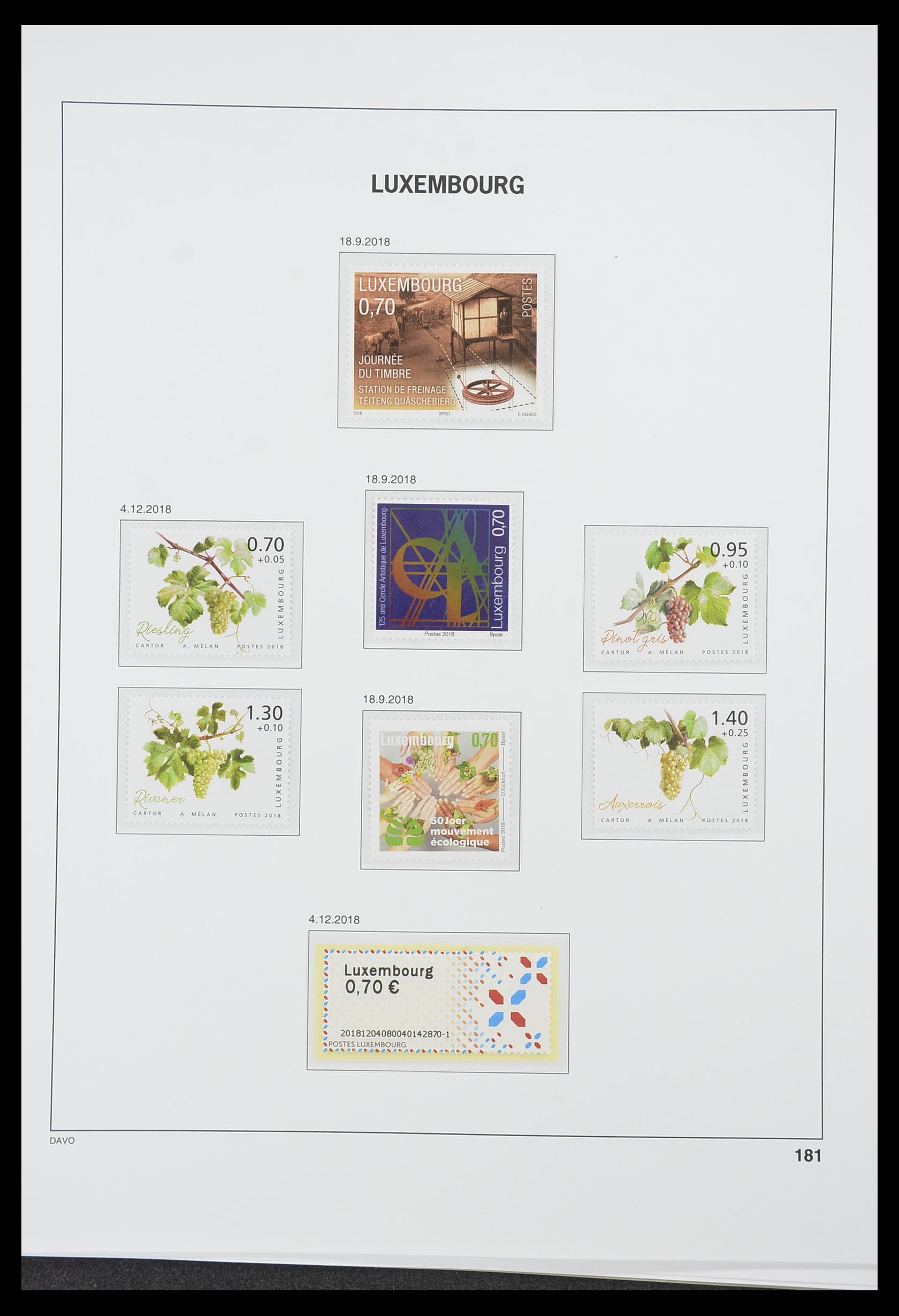 33774 249 - Postzegelverzameling 33774 Luxemburg 1852-2018!