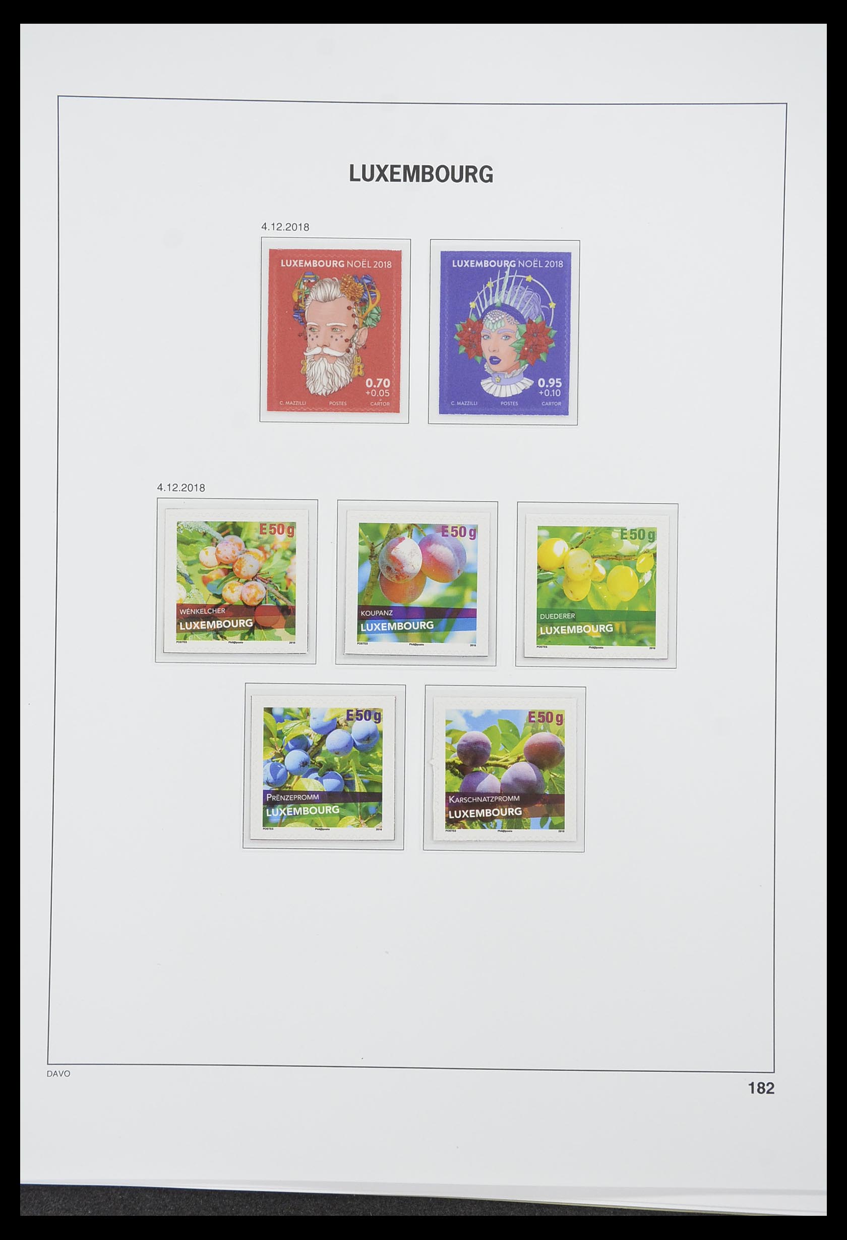 33774 250 - Stamp collection 33774 Luxembourg 1852-2018!