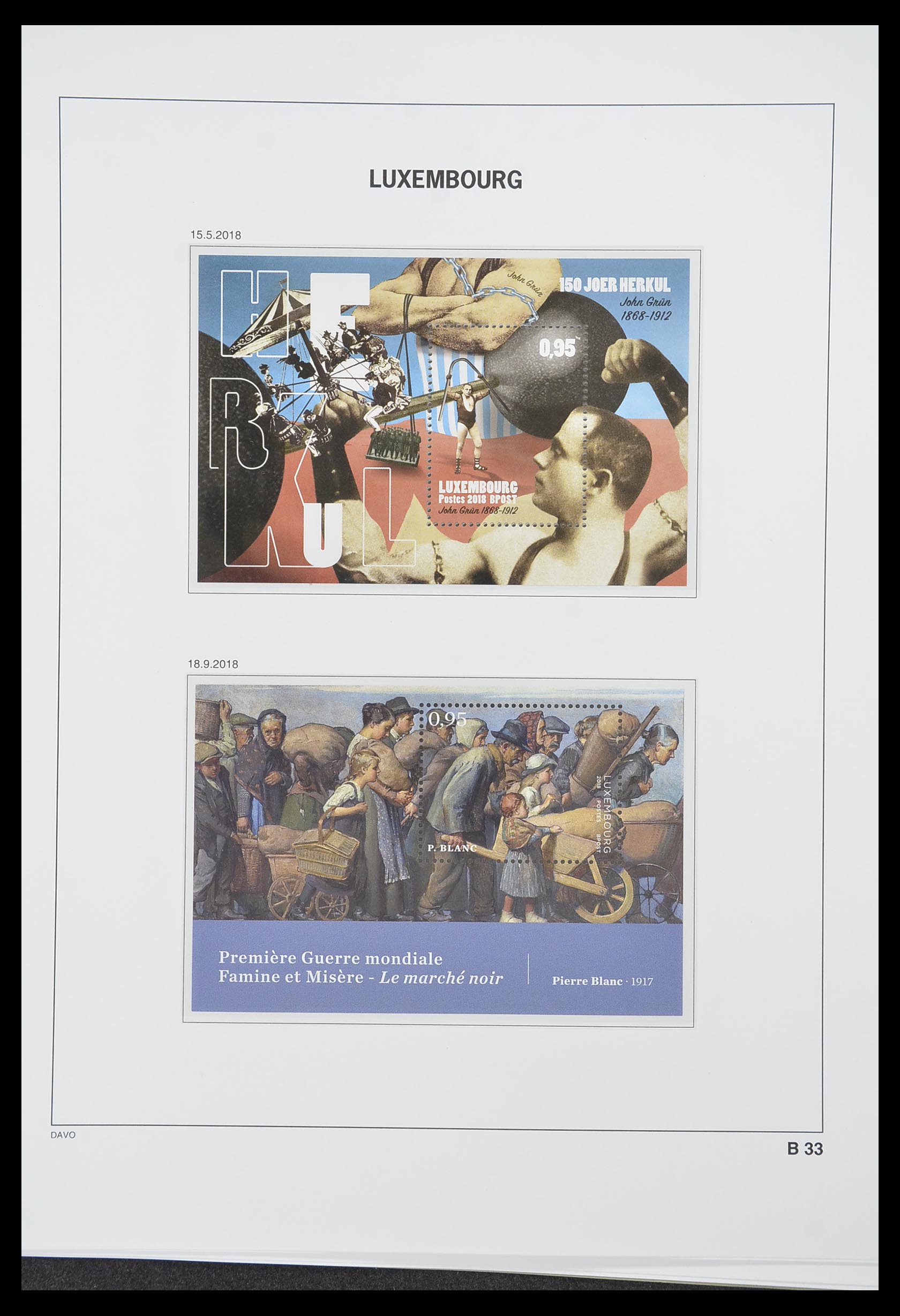 33774 251 - Postzegelverzameling 33774 Luxemburg 1852-2018!