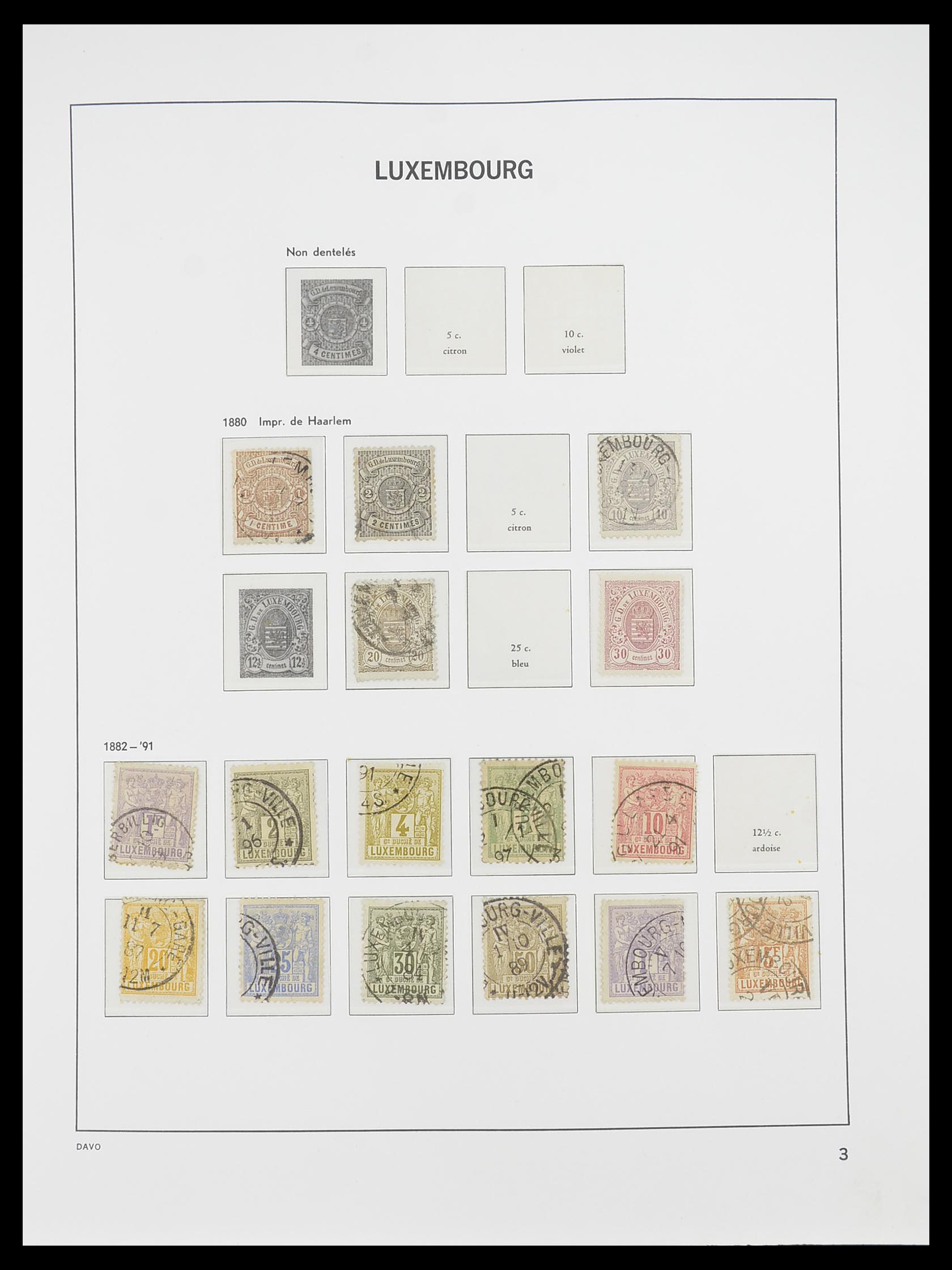 33778 003 - Stamp collection 33778 Luxembourg 1852-1992.