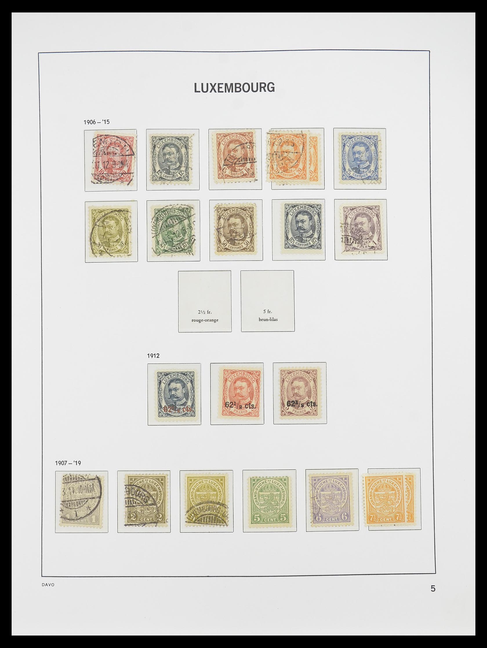 33778 005 - Stamp collection 33778 Luxembourg 1852-1992.