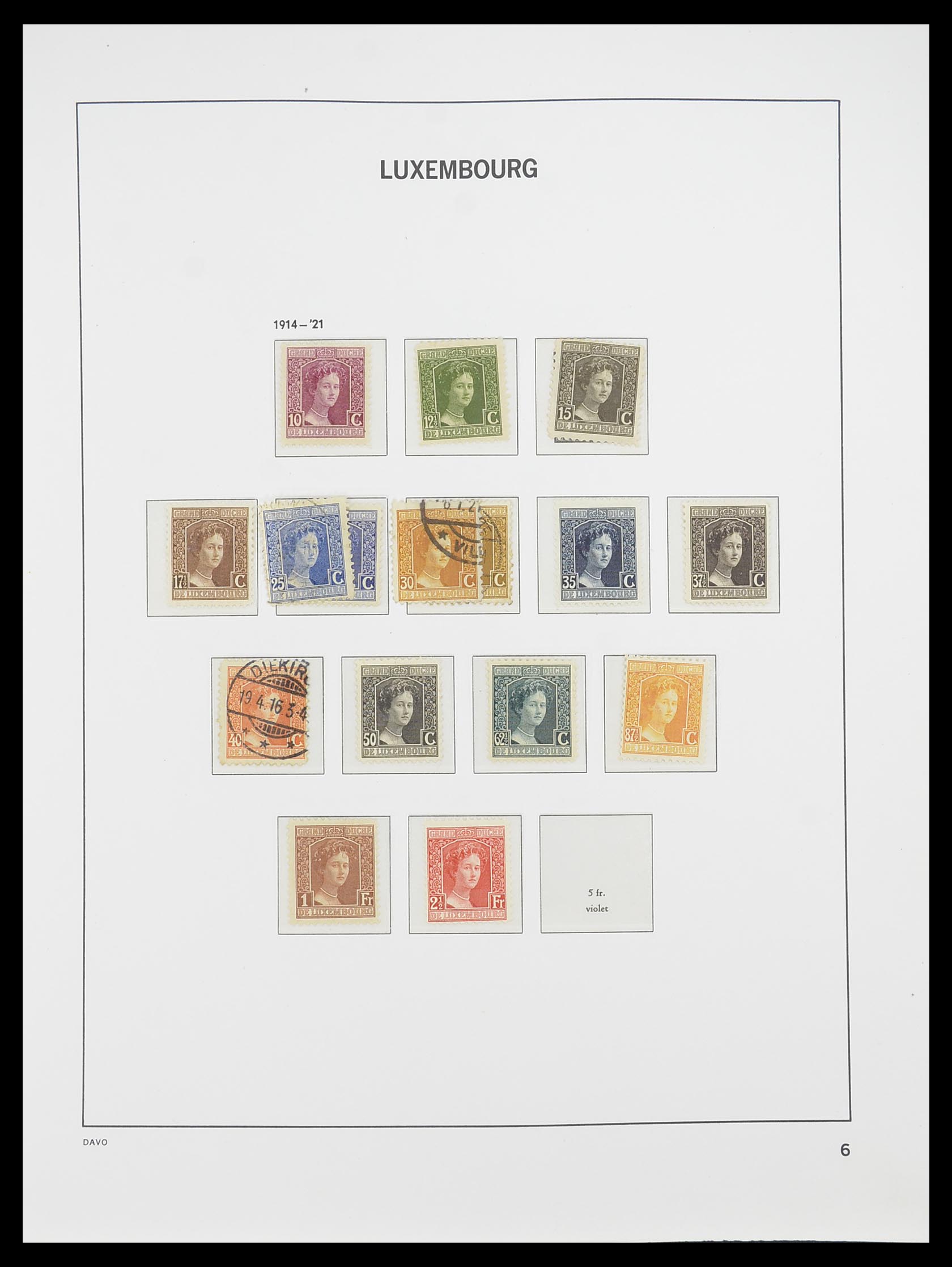 33778 006 - Stamp collection 33778 Luxembourg 1852-1992.