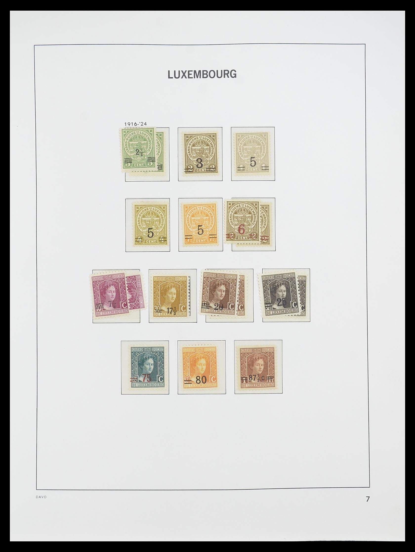 33778 007 - Stamp collection 33778 Luxembourg 1852-1992.