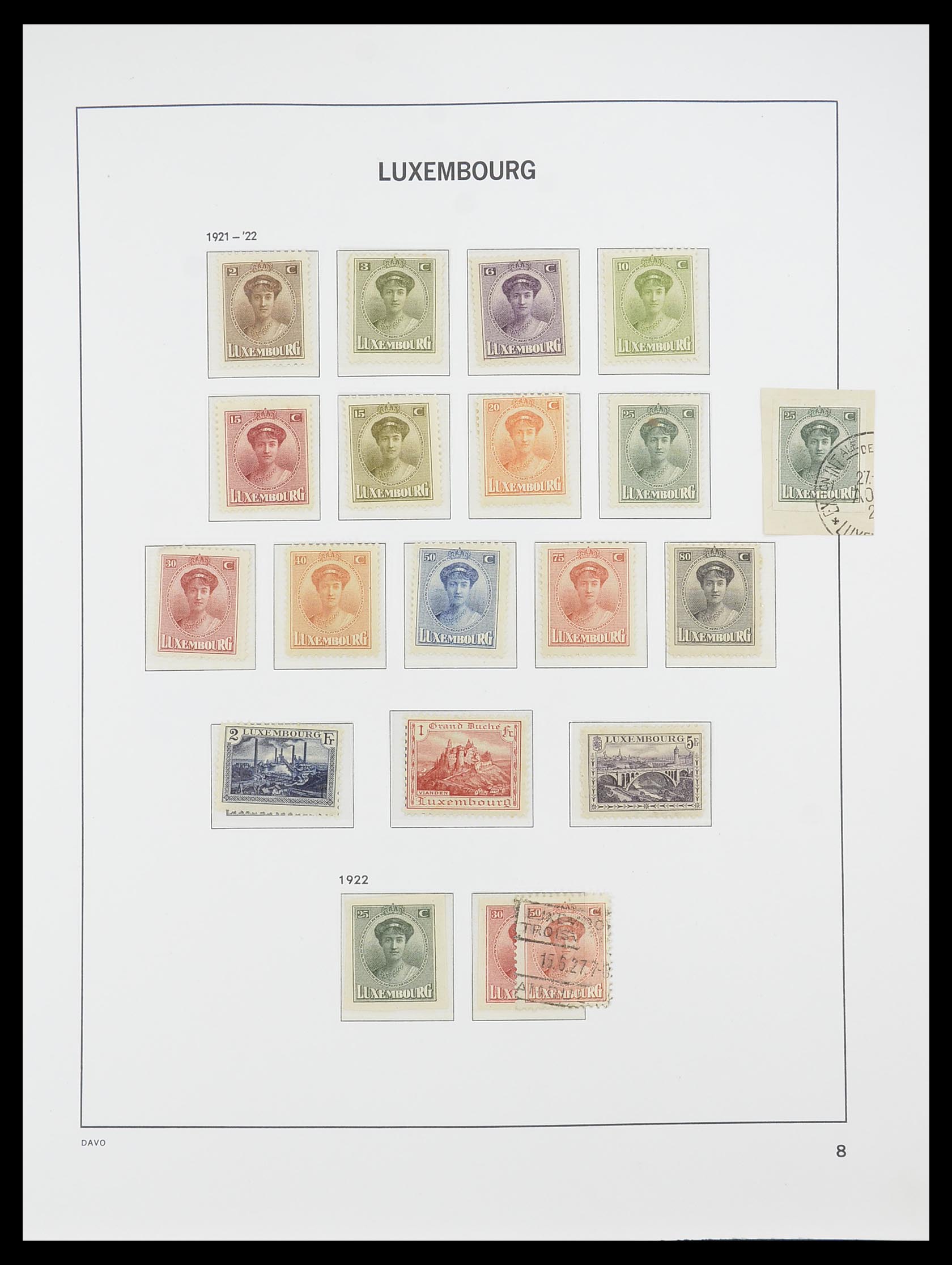 33778 008 - Stamp collection 33778 Luxembourg 1852-1992.