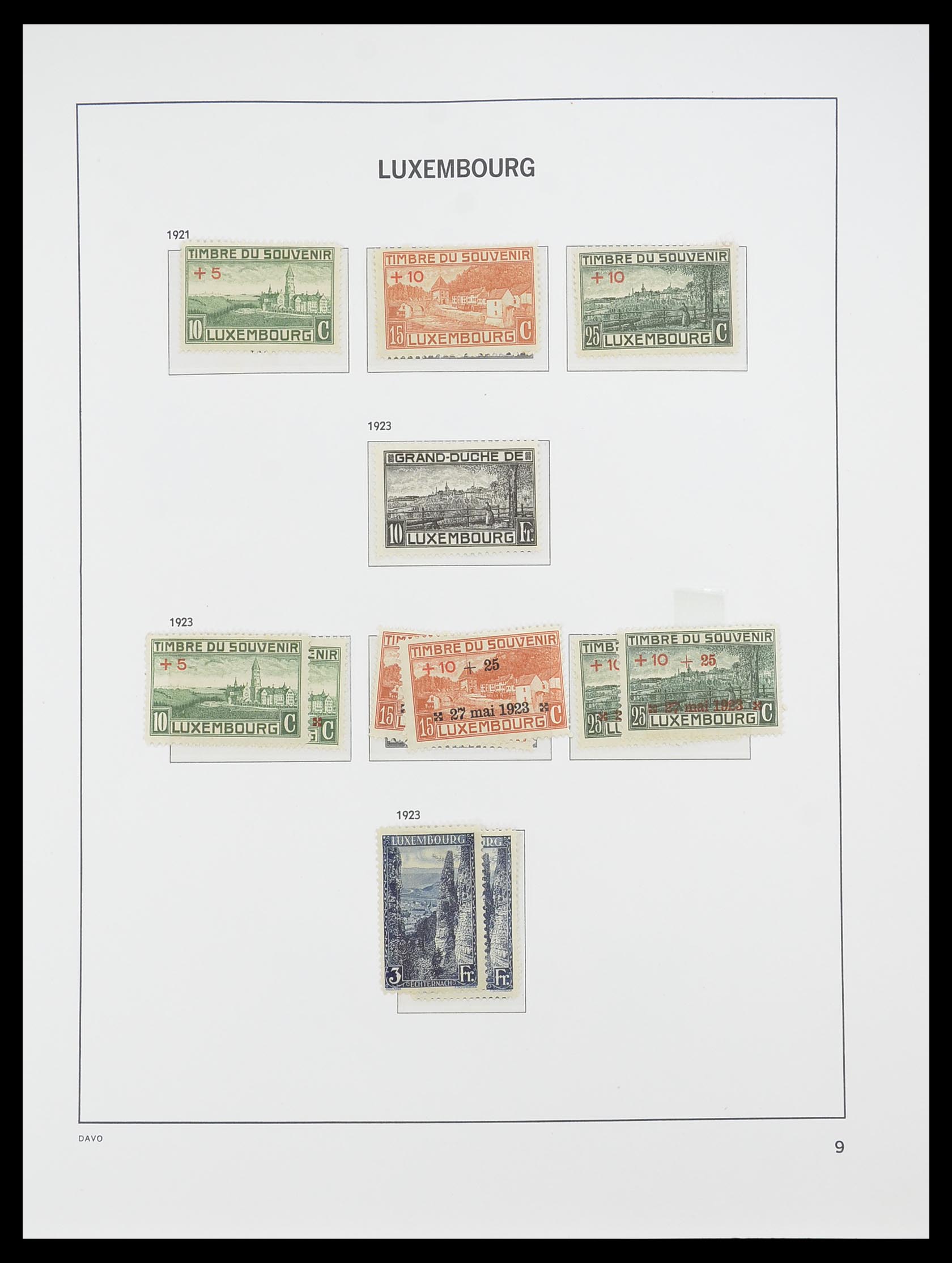 33778 009 - Stamp collection 33778 Luxembourg 1852-1992.
