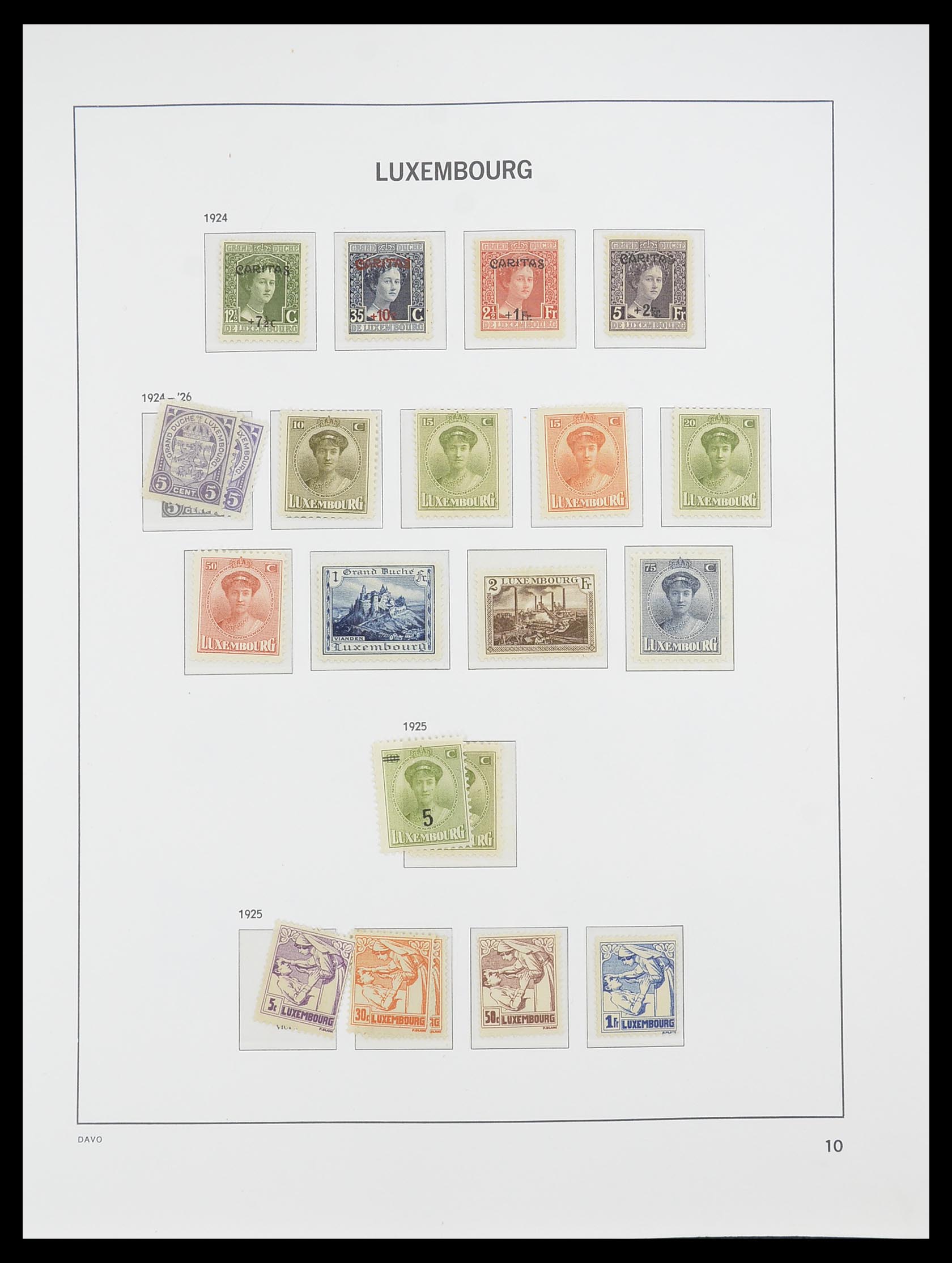 33778 010 - Stamp collection 33778 Luxembourg 1852-1992.