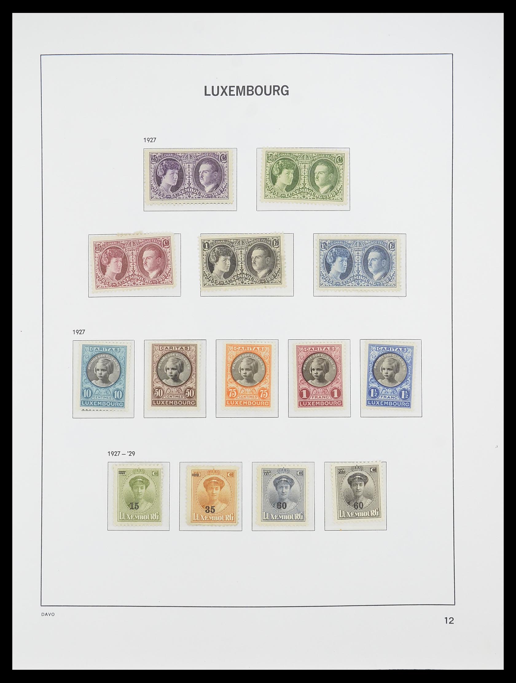 33778 012 - Stamp collection 33778 Luxembourg 1852-1992.