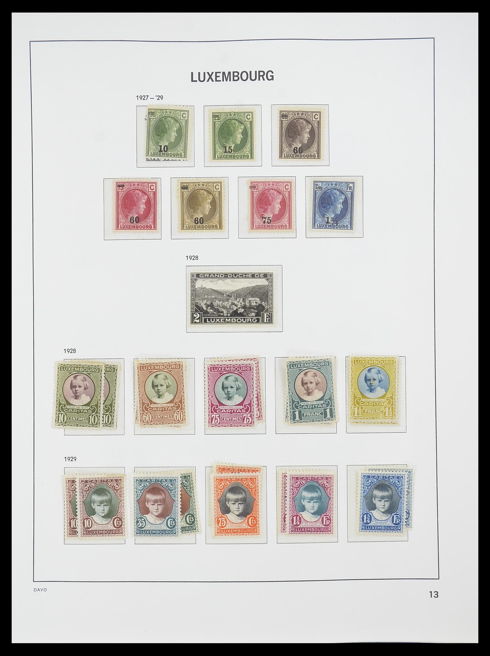 33778 013 - Stamp collection 33778 Luxembourg 1852-1992.