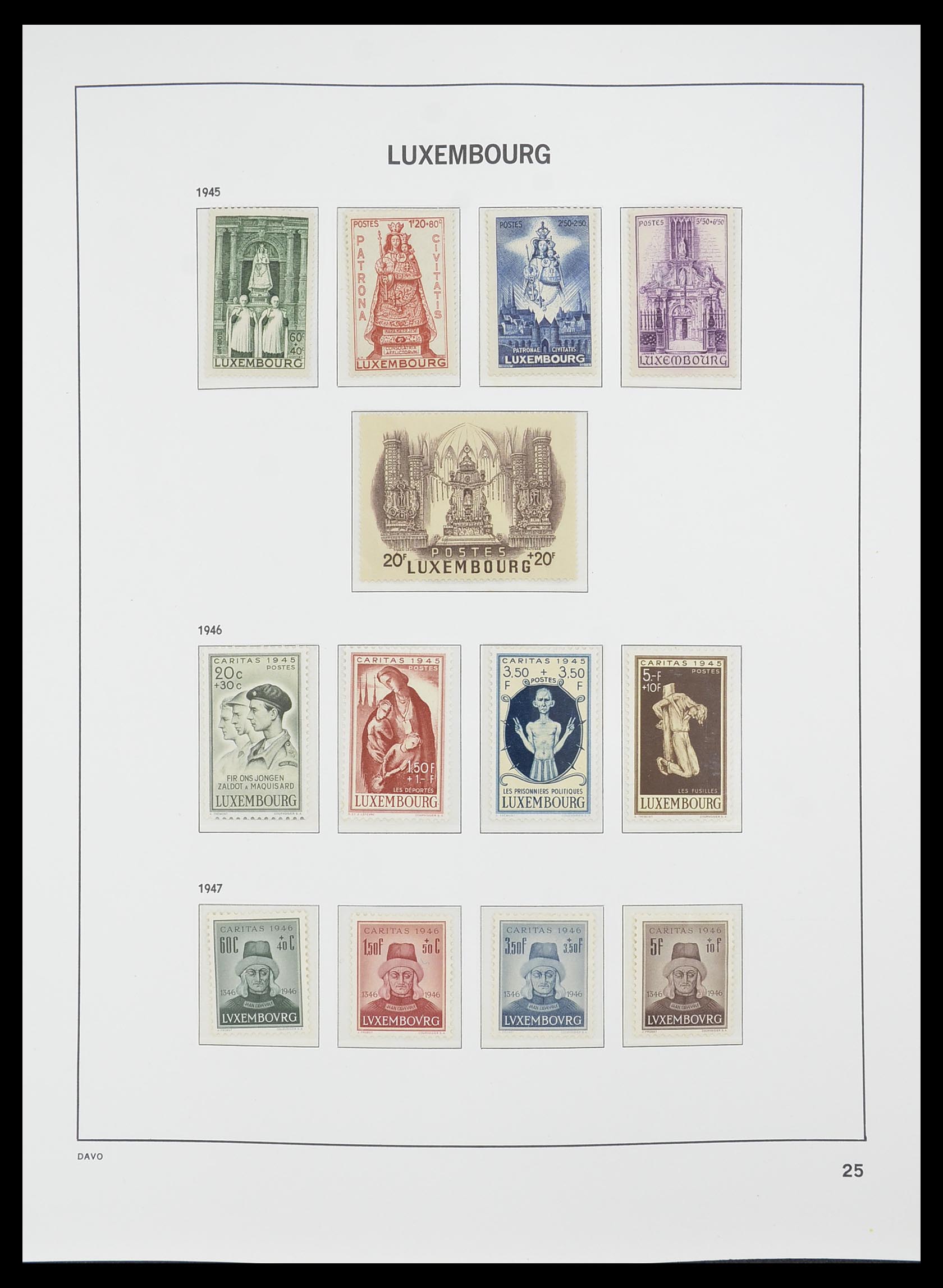 33778 025 - Stamp collection 33778 Luxembourg 1852-1992.