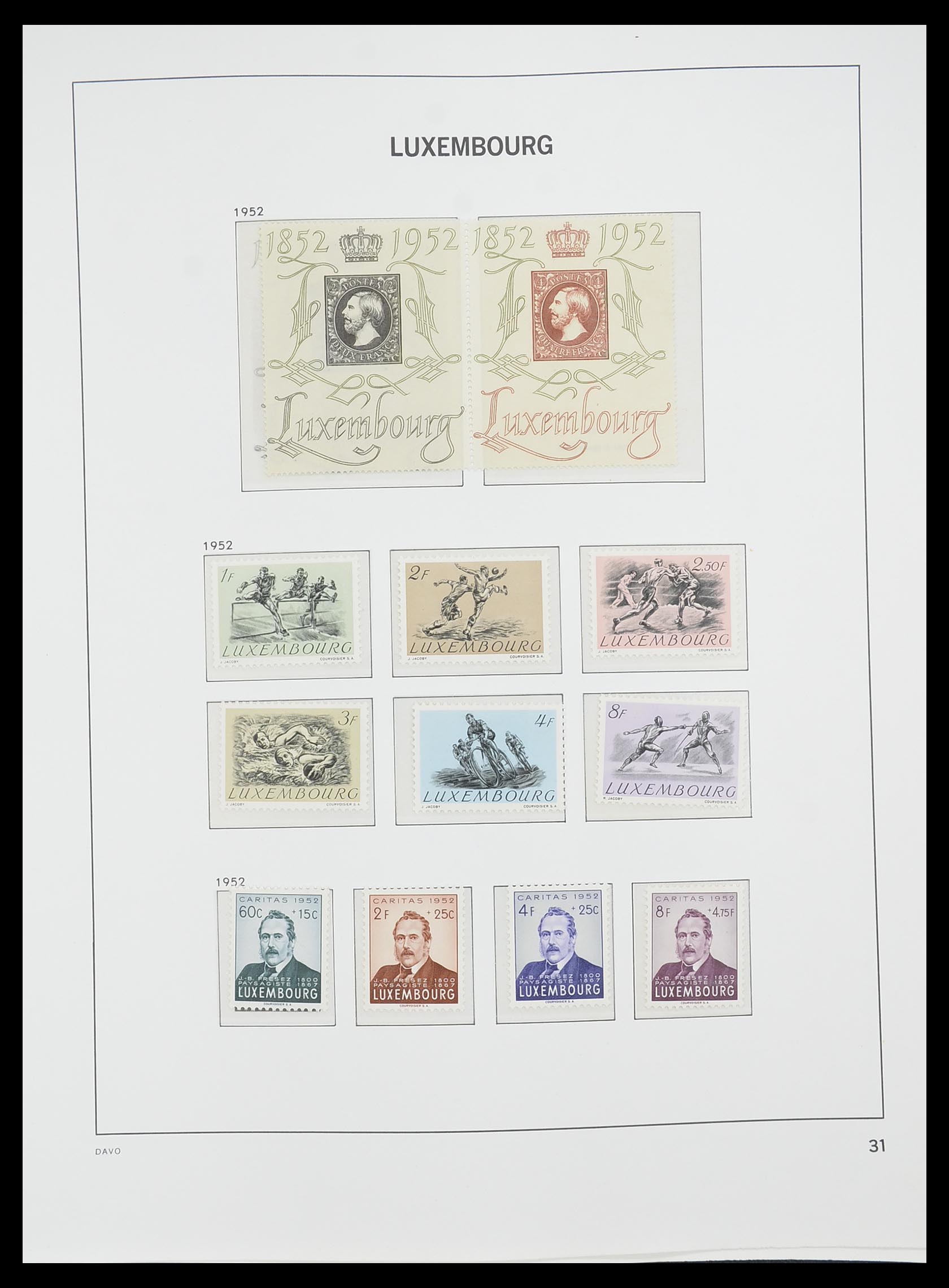 33778 032 - Stamp collection 33778 Luxembourg 1852-1992.