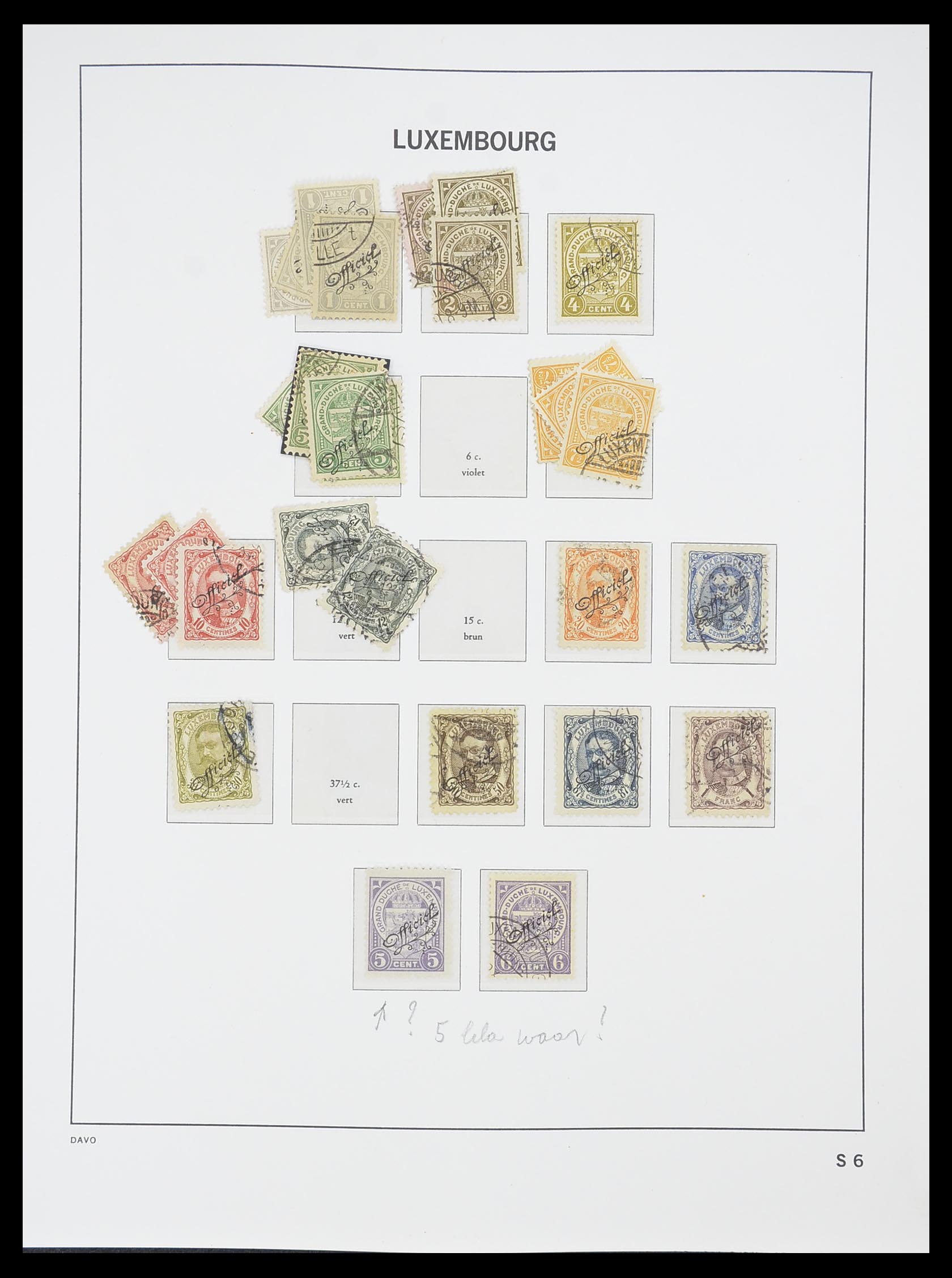 33778 052 - Stamp collection 33778 Luxembourg 1852-1992.