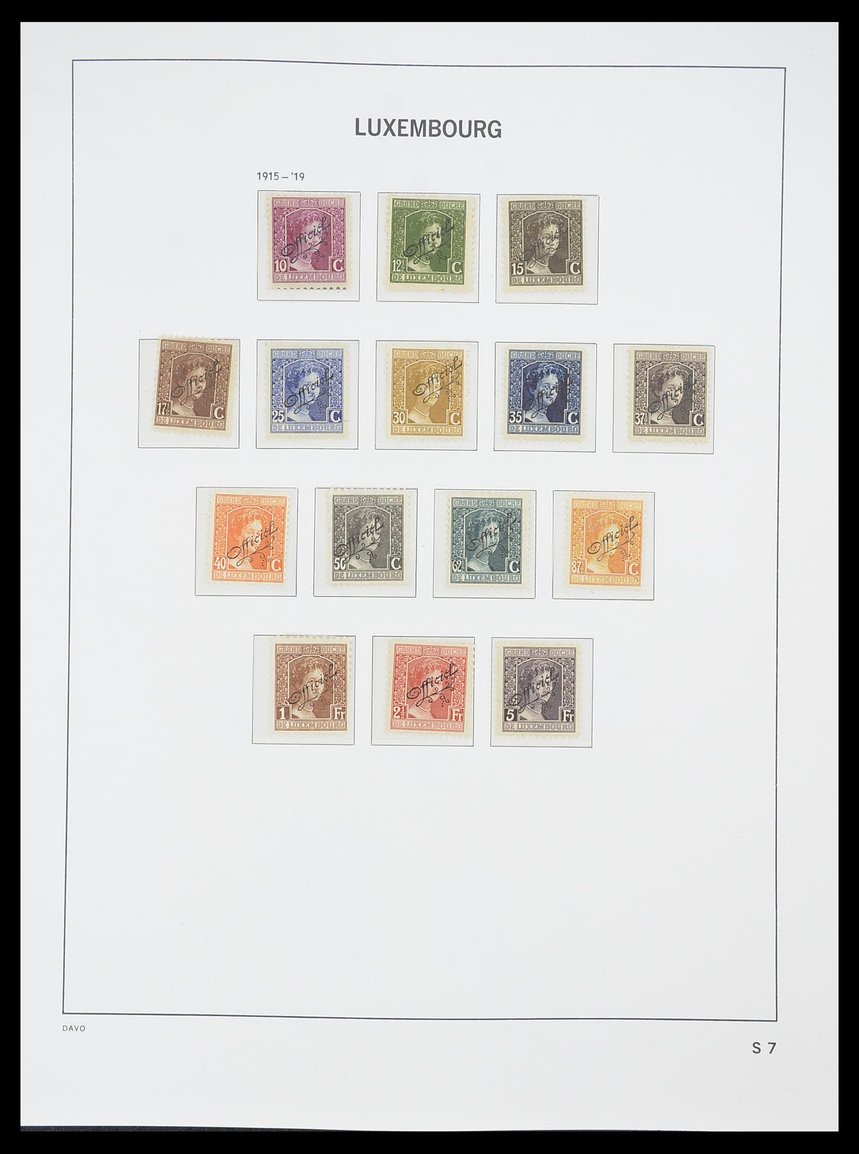 33778 053 - Stamp collection 33778 Luxembourg 1852-1992.