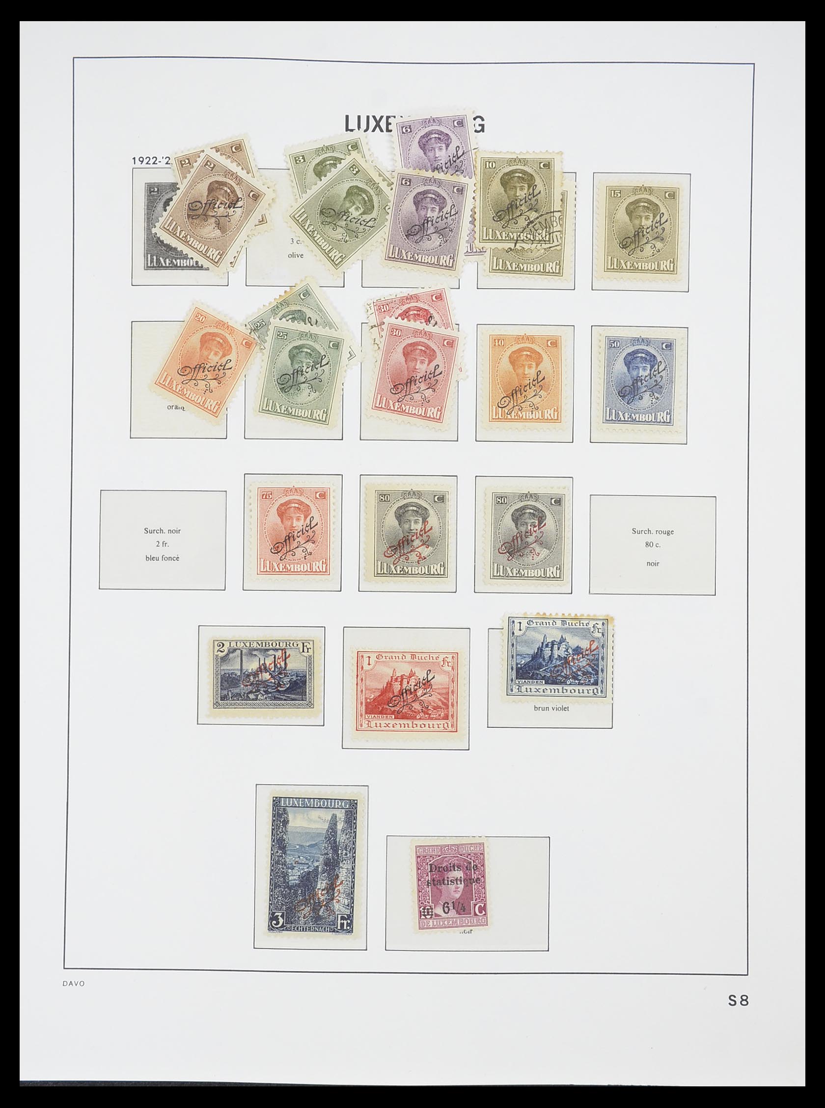 33778 054 - Stamp collection 33778 Luxembourg 1852-1992.