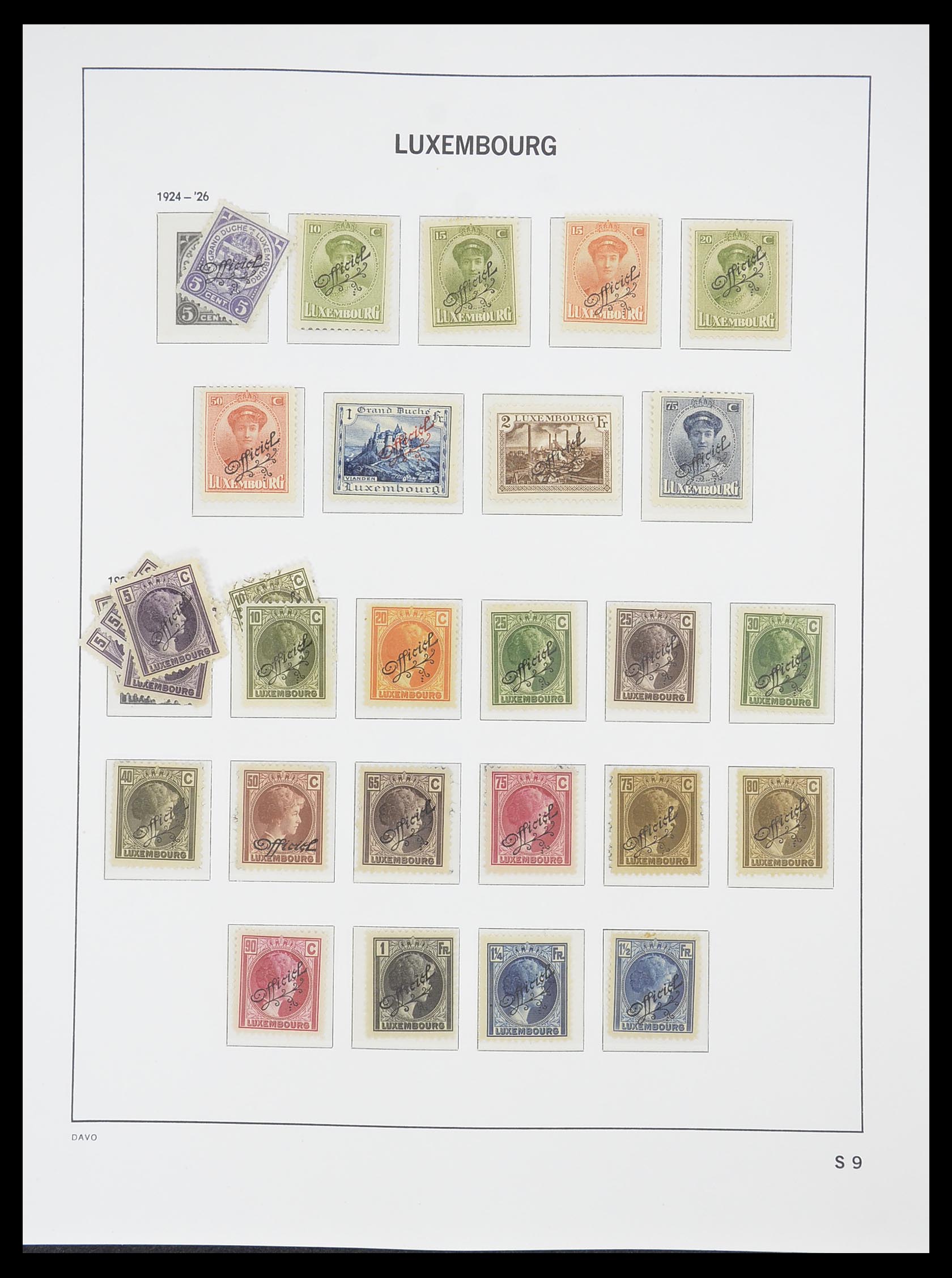 33778 055 - Stamp collection 33778 Luxembourg 1852-1992.