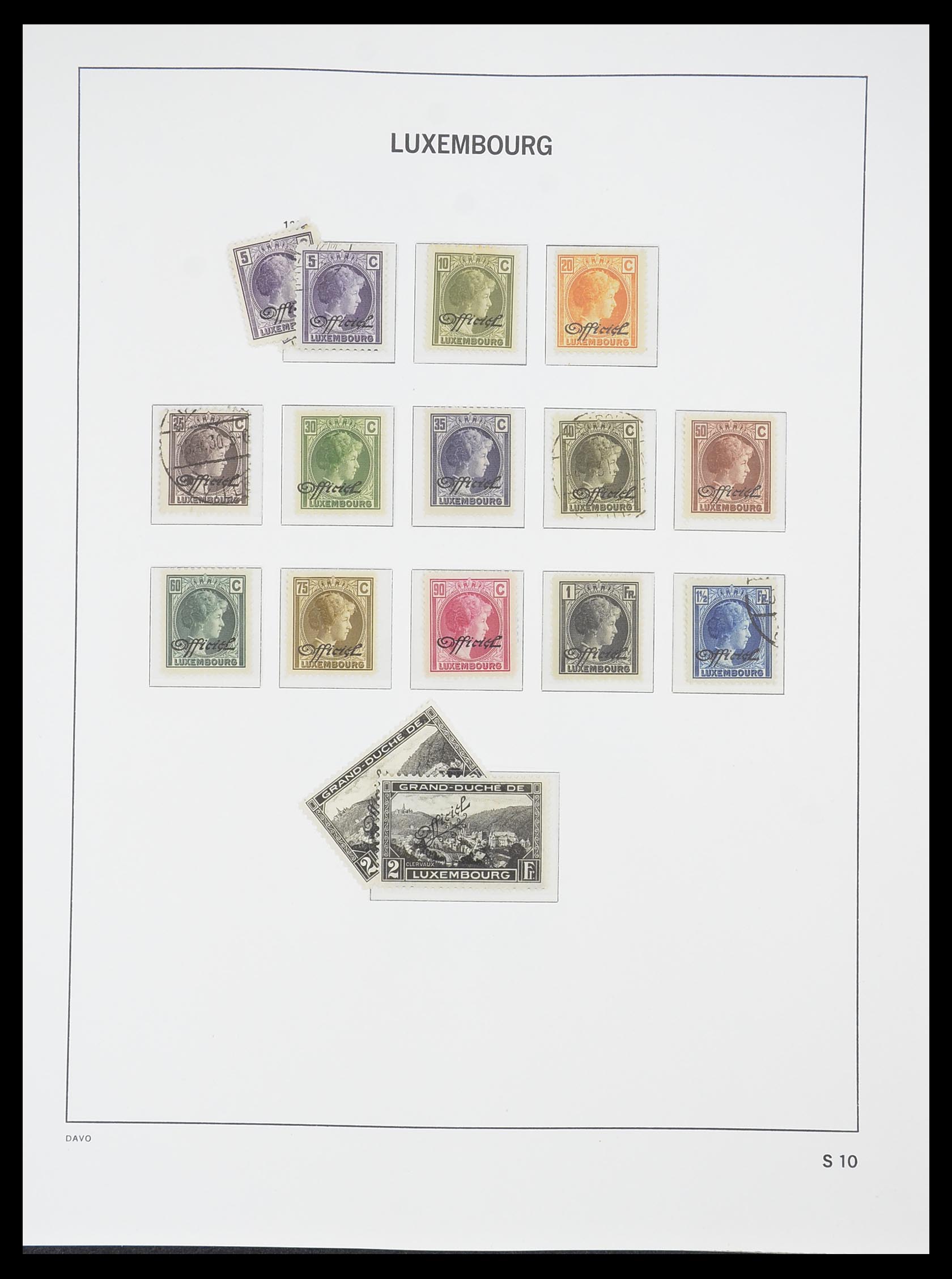 33778 056 - Stamp collection 33778 Luxembourg 1852-1992.