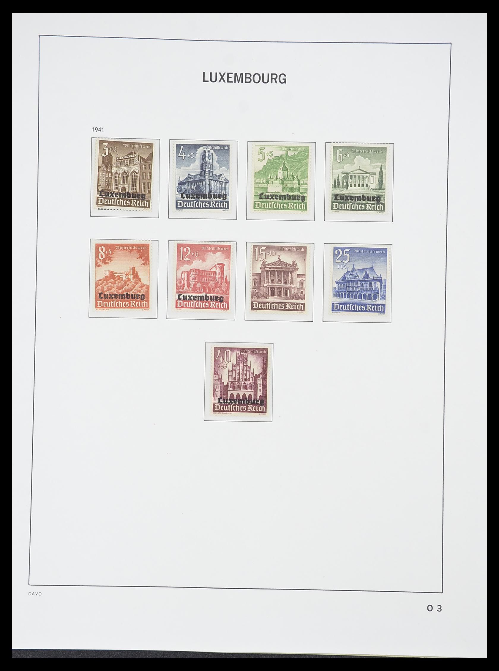 33778 063 - Stamp collection 33778 Luxembourg 1852-1992.
