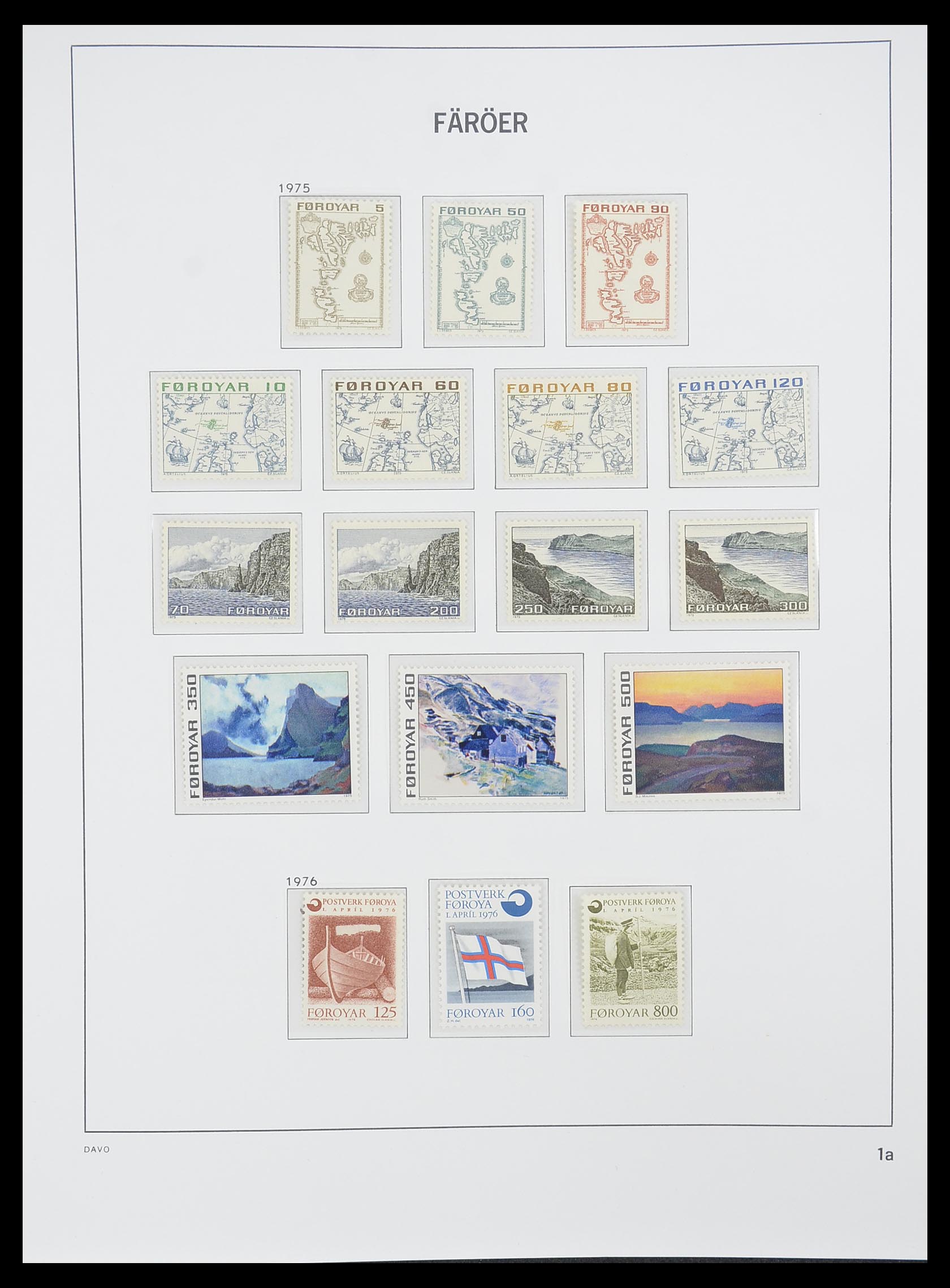 33779 001 - Postzegelverzameling 33779 Faeroer 1975-2006.