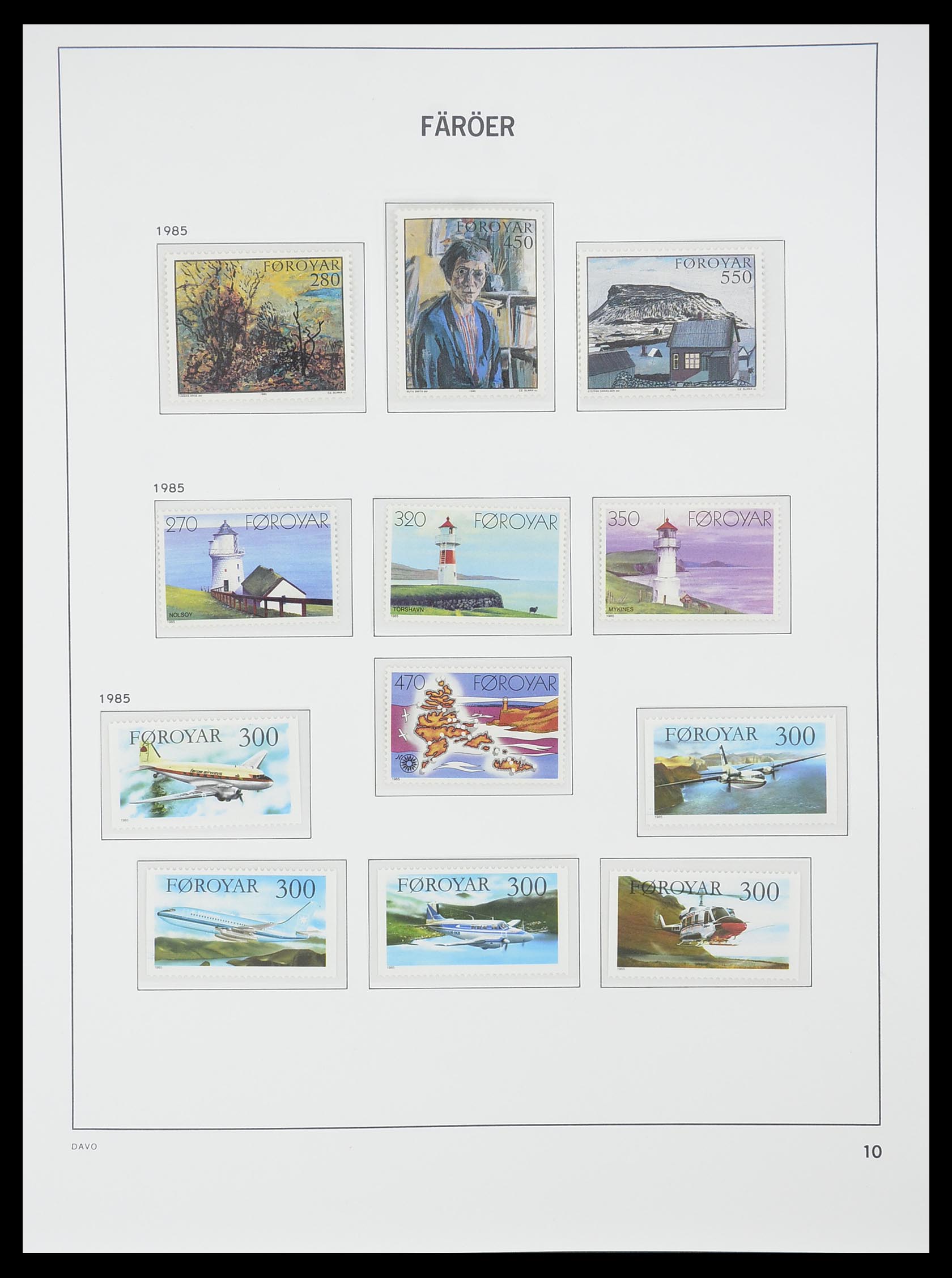 33779 010 - Postzegelverzameling 33779 Faeroer 1975-2006.