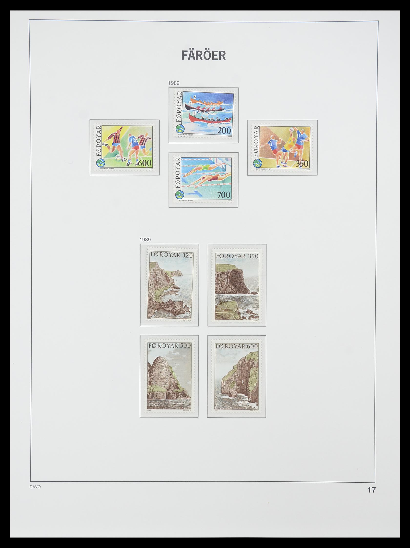 33779 017 - Postzegelverzameling 33779 Faeroer 1975-2006.