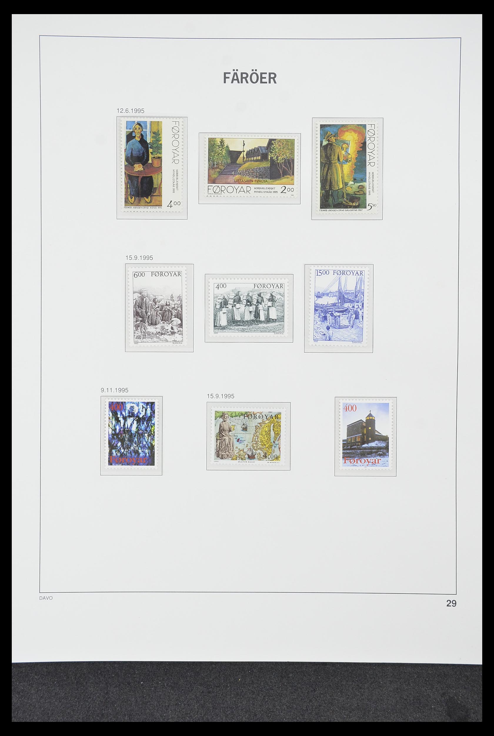 33779 029 - Postzegelverzameling 33779 Faeroer 1975-2006.