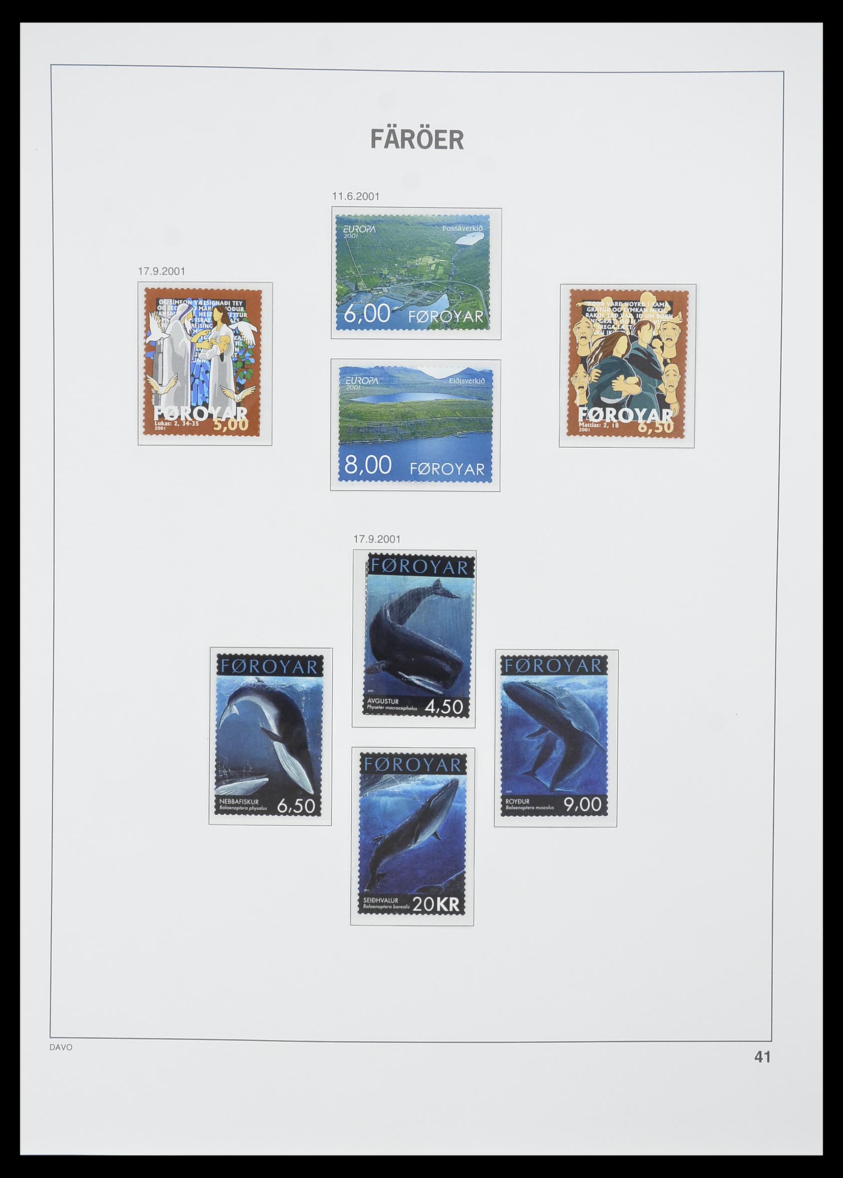 33779 041 - Postzegelverzameling 33779 Faeroer 1975-2006.