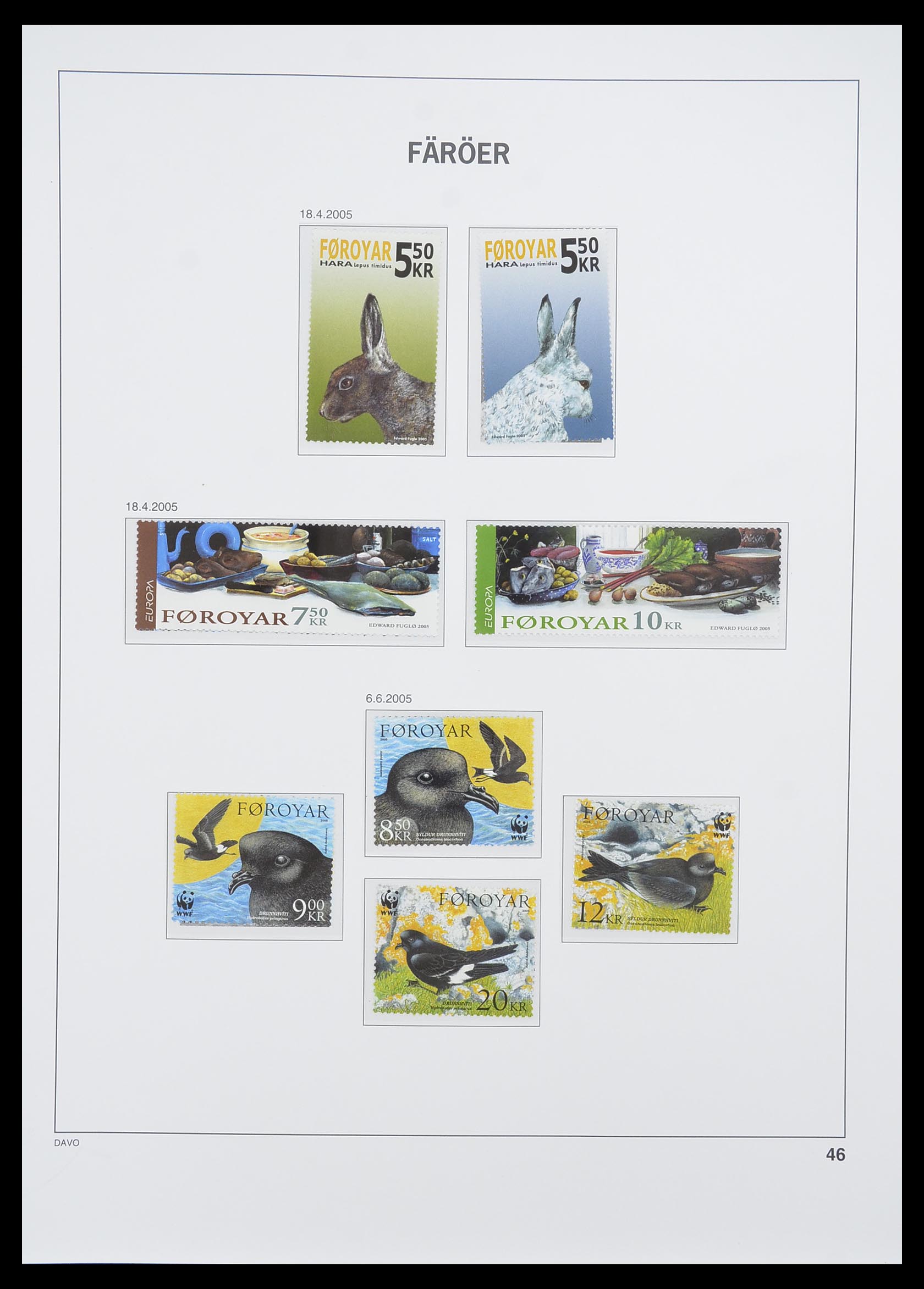 33779 046 - Postzegelverzameling 33779 Faeroer 1975-2006.