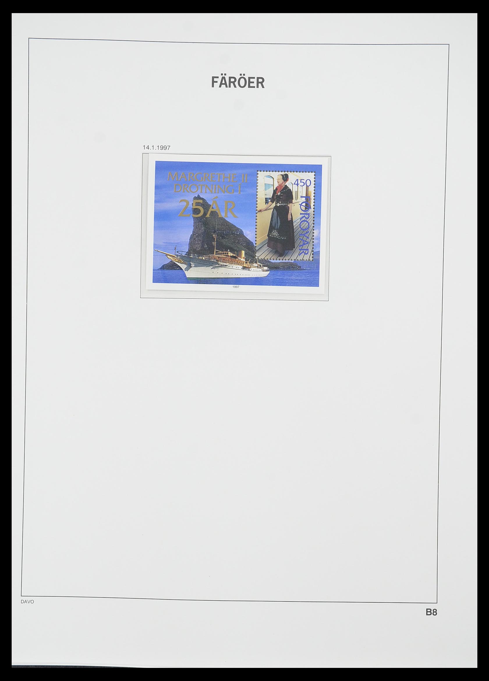 33779 055 - Postzegelverzameling 33779 Faeroer 1975-2006.
