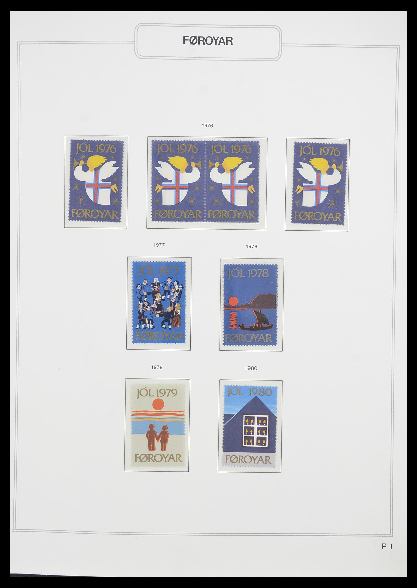 33779 071 - Postzegelverzameling 33779 Faeroer 1975-2006.