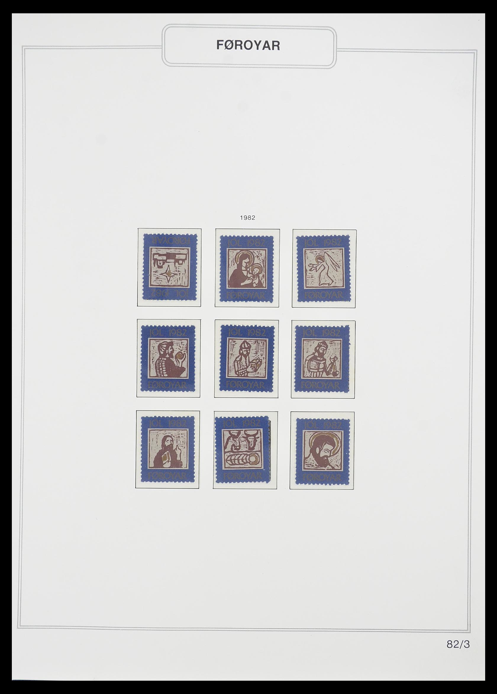 33779 075 - Postzegelverzameling 33779 Faeroer 1975-2006.