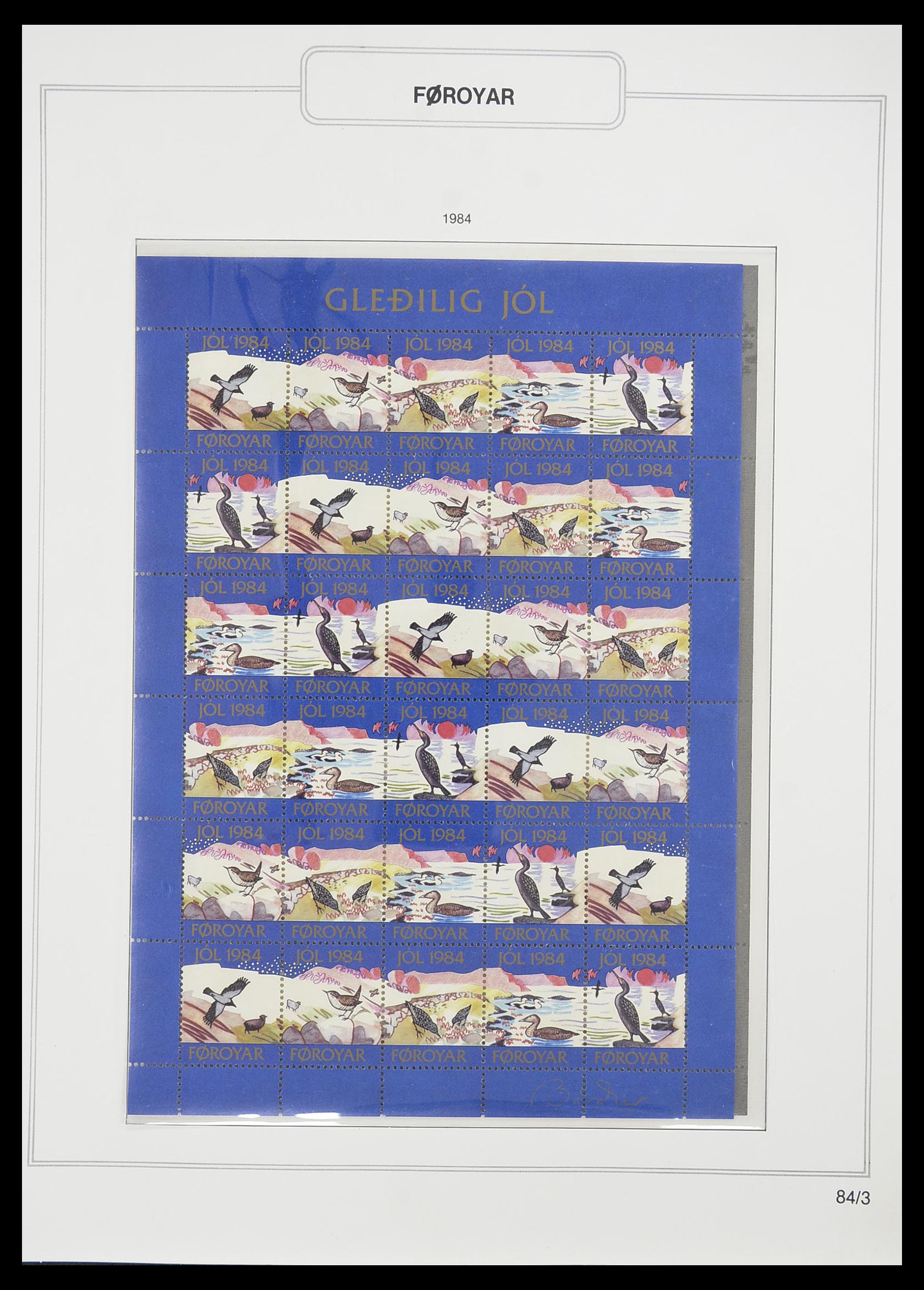 33779 076 - Postzegelverzameling 33779 Faeroer 1975-2006.