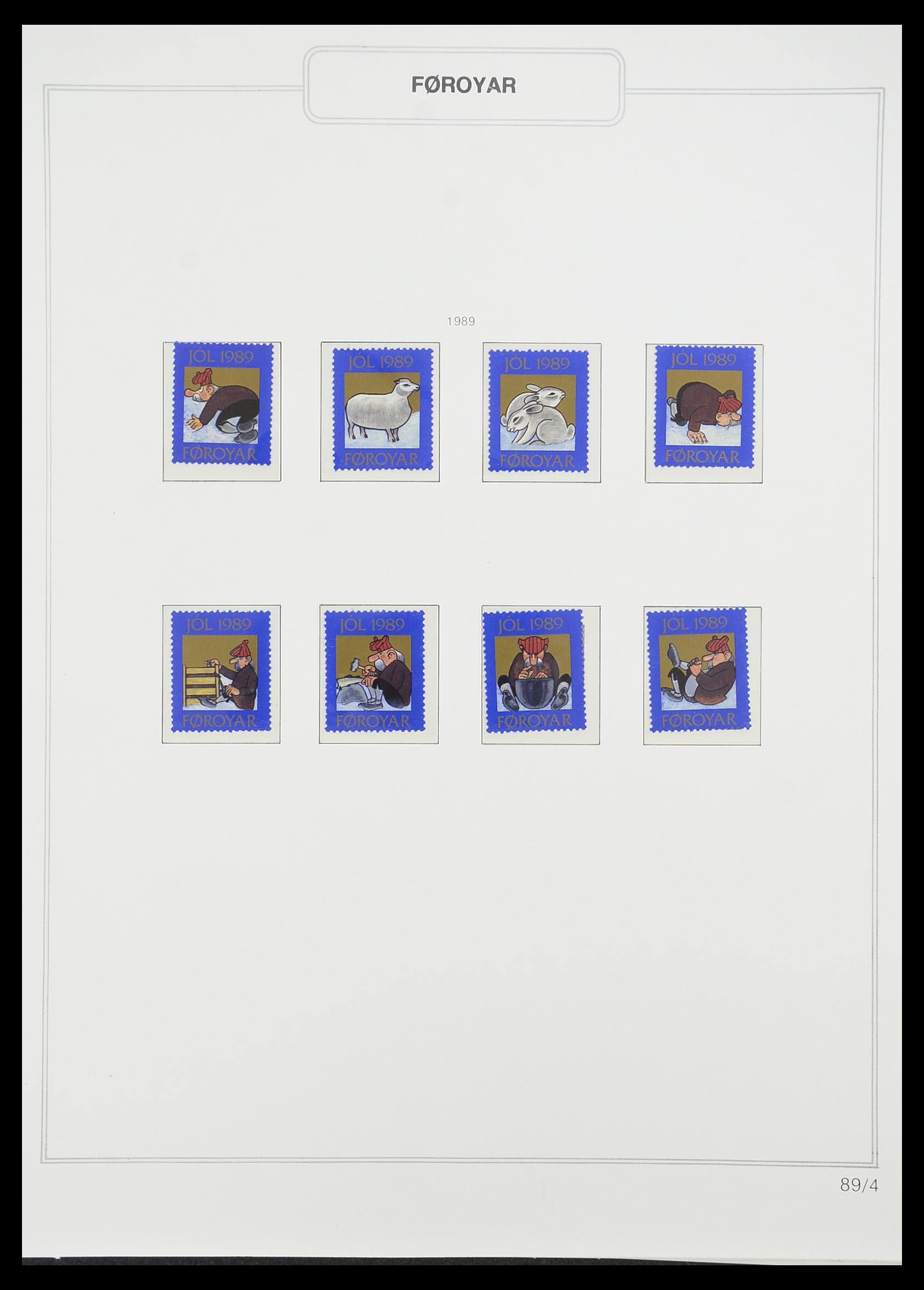 33779 081 - Postzegelverzameling 33779 Faeroer 1975-2006.