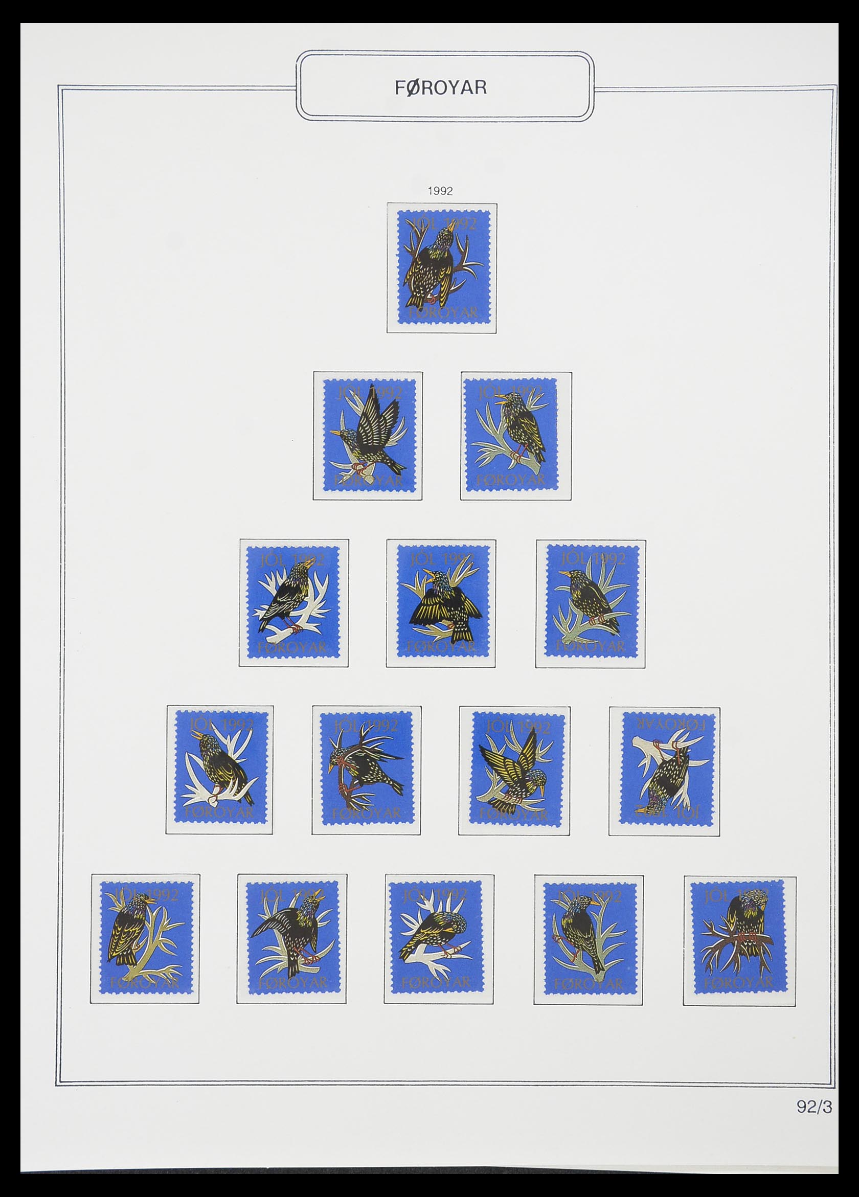33779 084 - Postzegelverzameling 33779 Faeroer 1975-2006.