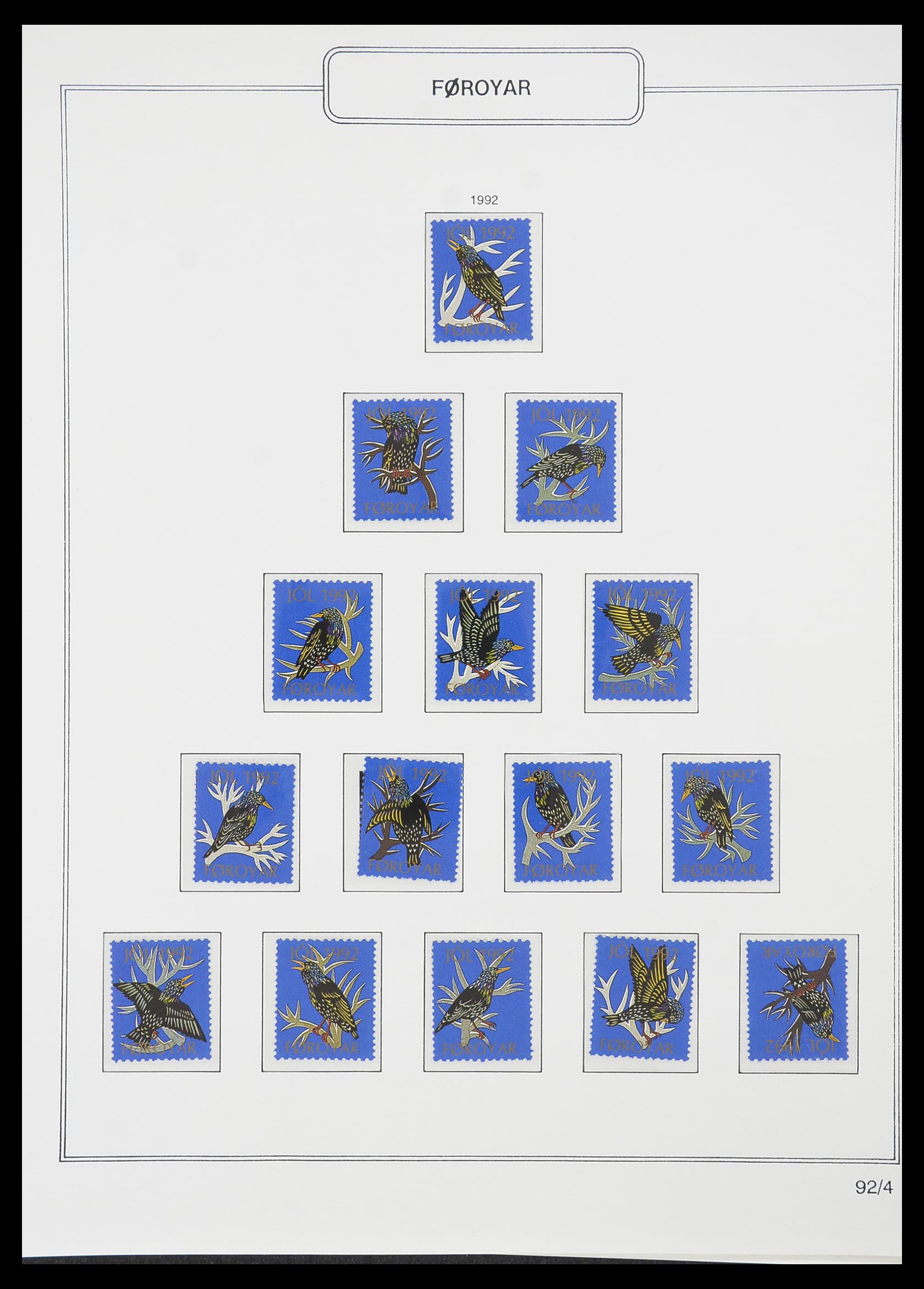 33779 085 - Postzegelverzameling 33779 Faeroer 1975-2006.
