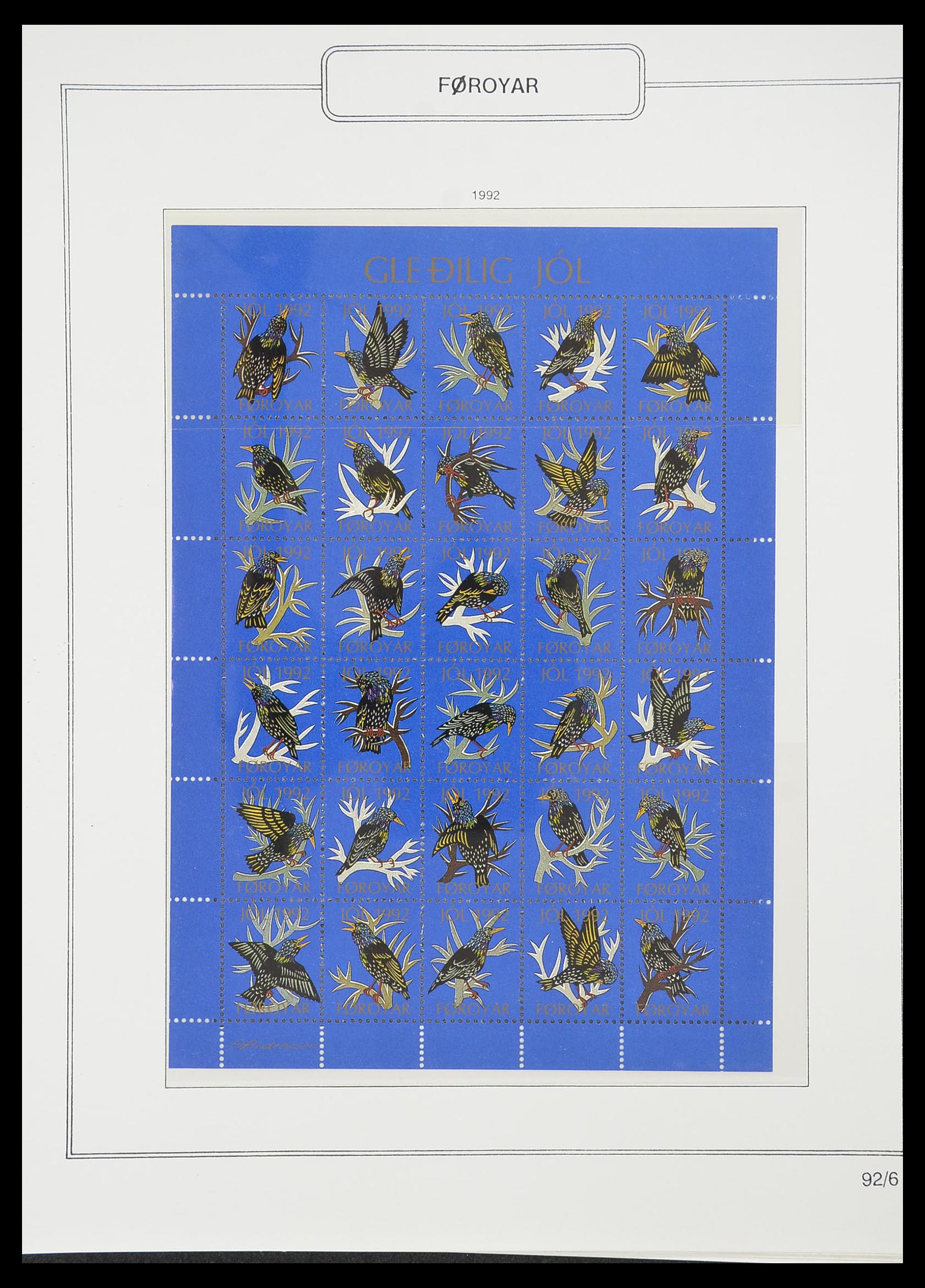 33779 086 - Postzegelverzameling 33779 Faeroer 1975-2006.