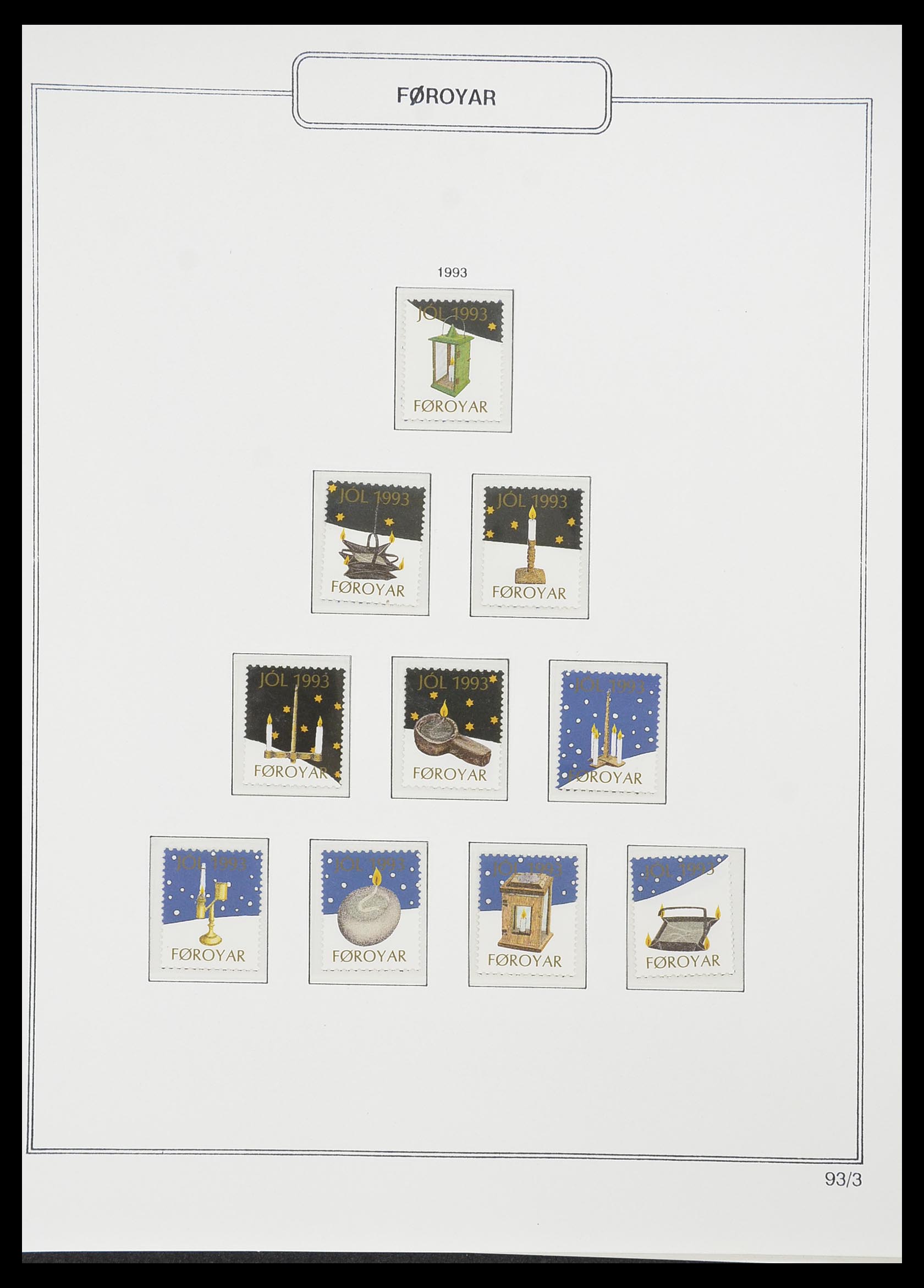 33779 087 - Postzegelverzameling 33779 Faeroer 1975-2006.