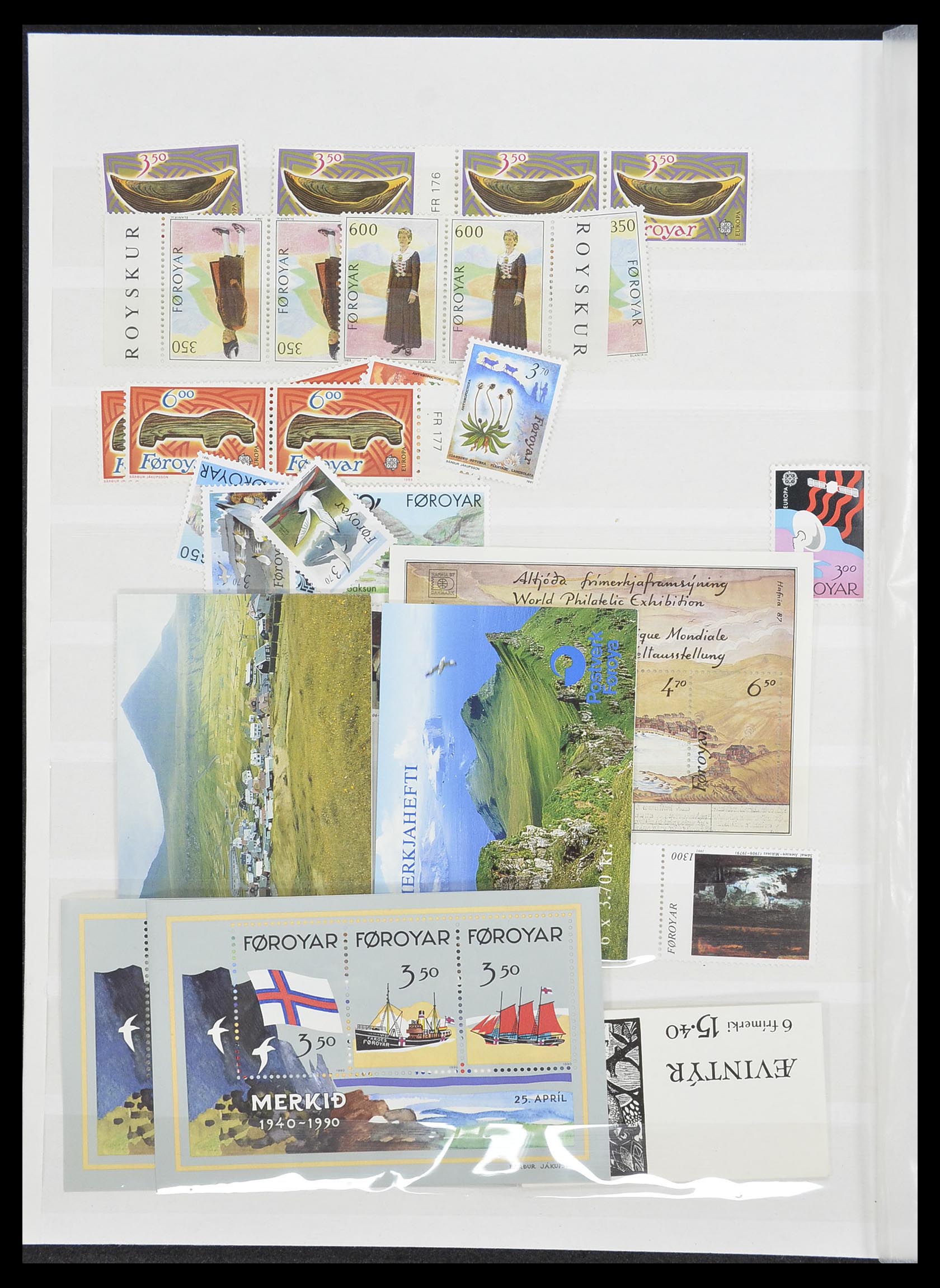 33779 093 - Postzegelverzameling 33779 Faeroer 1975-2006.