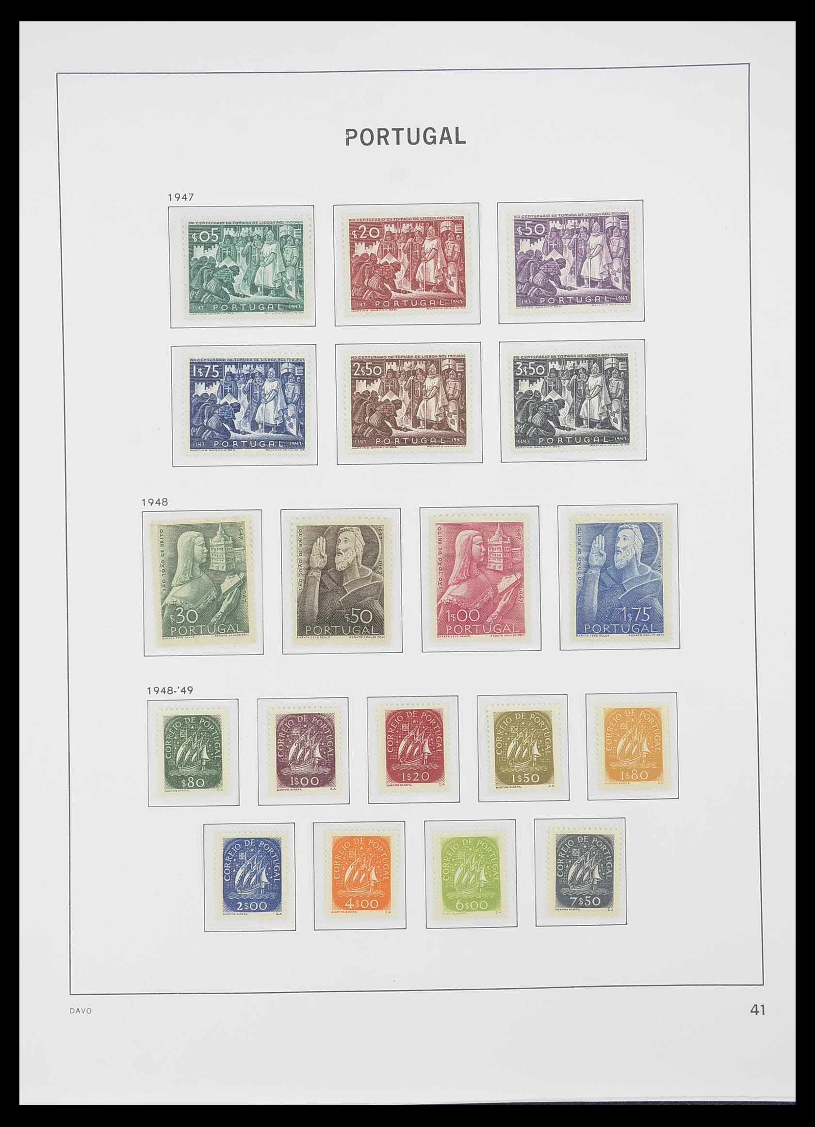 33780 011 - Postzegelverzameling 33780 Portugal 1945-2010.