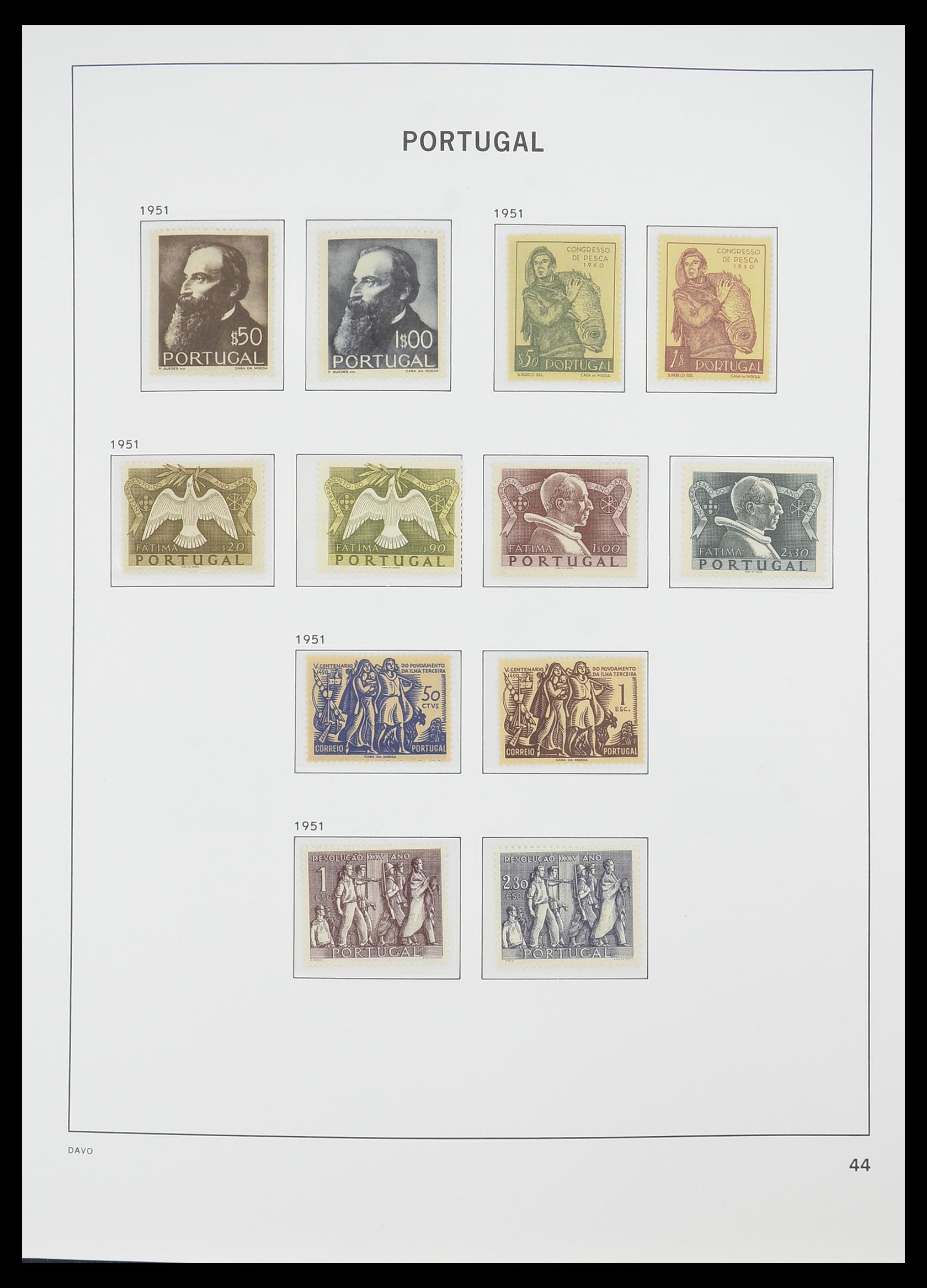 33780 015 - Postzegelverzameling 33780 Portugal 1945-2010.