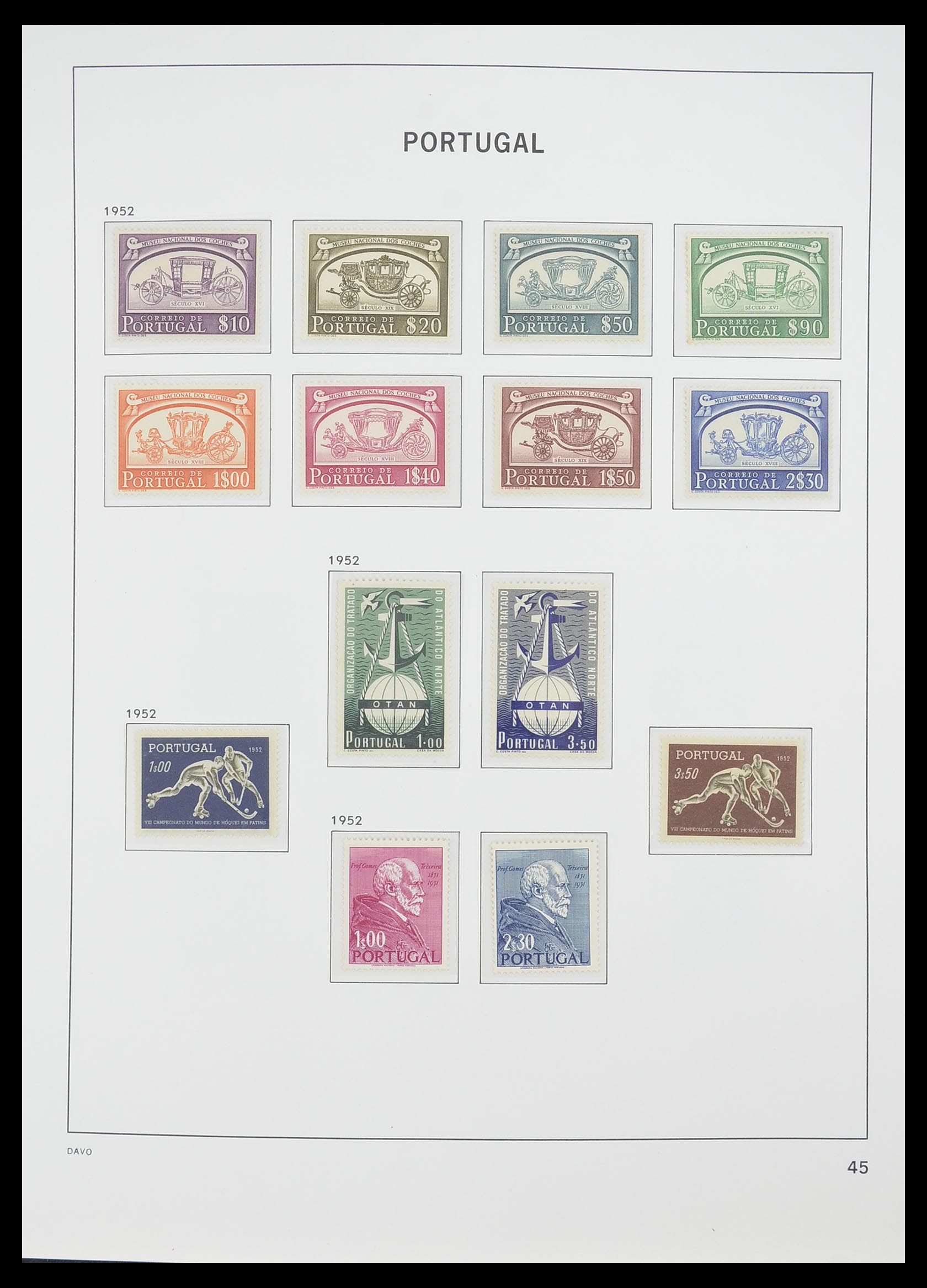 33780 016 - Postzegelverzameling 33780 Portugal 1945-2010.