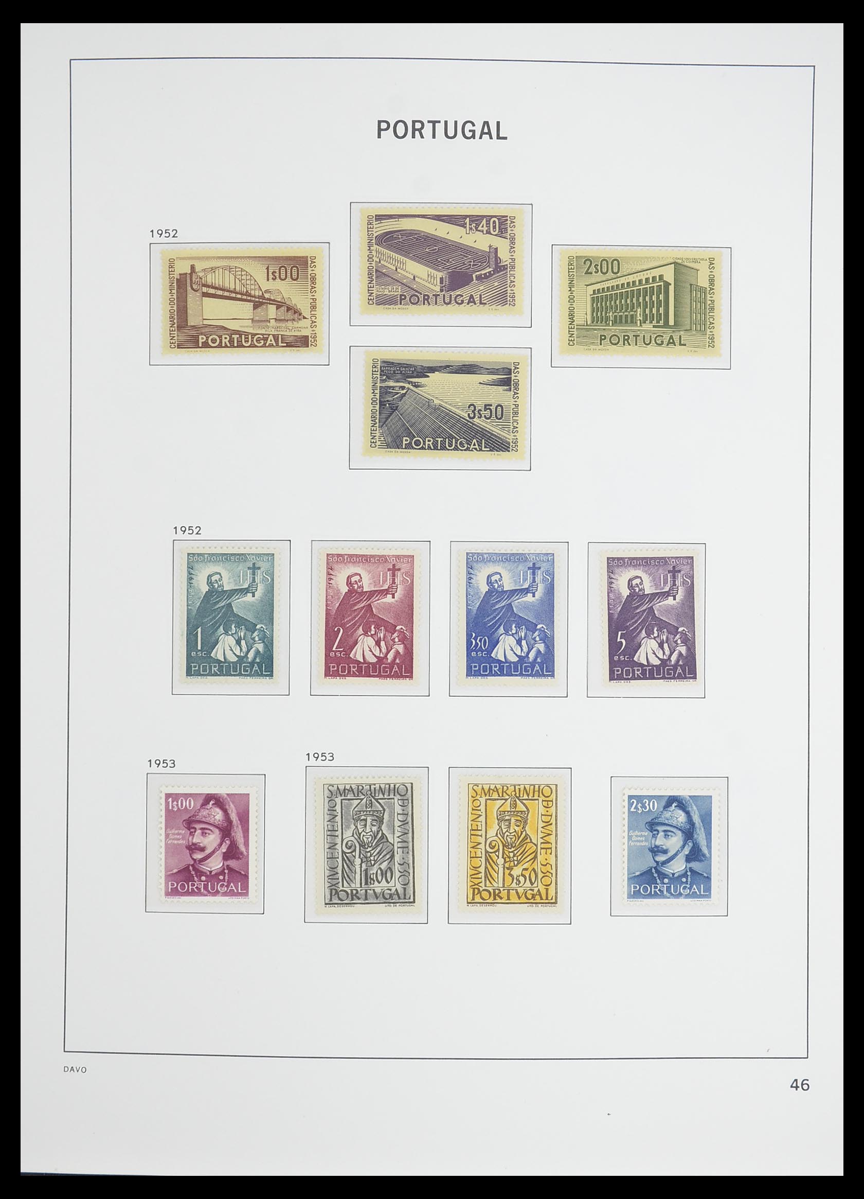 33780 017 - Postzegelverzameling 33780 Portugal 1945-2010.