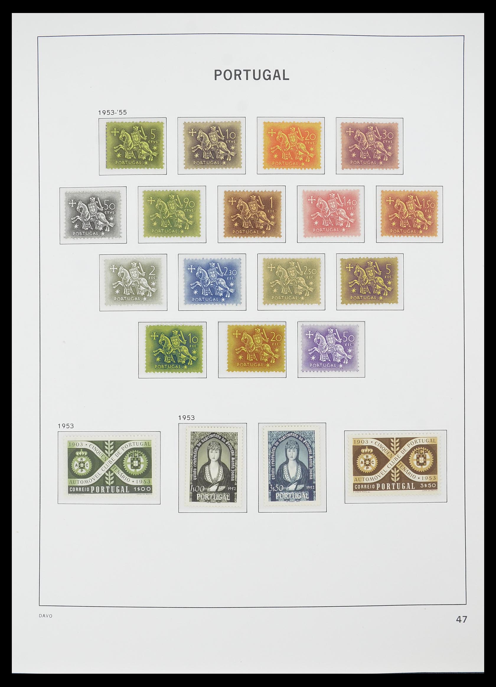 33780 018 - Postzegelverzameling 33780 Portugal 1945-2010.