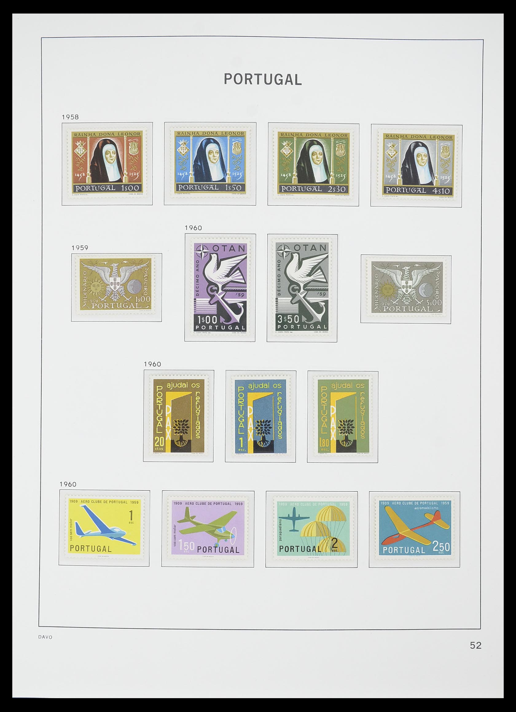 33780 023 - Postzegelverzameling 33780 Portugal 1945-2010.