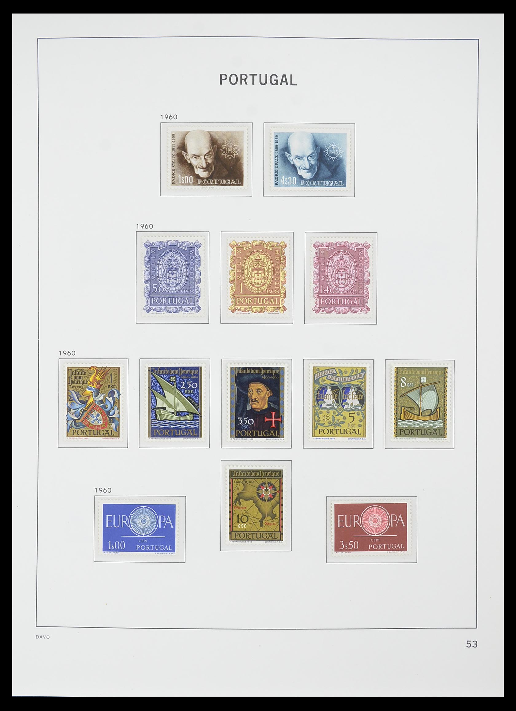 33780 024 - Postzegelverzameling 33780 Portugal 1945-2010.