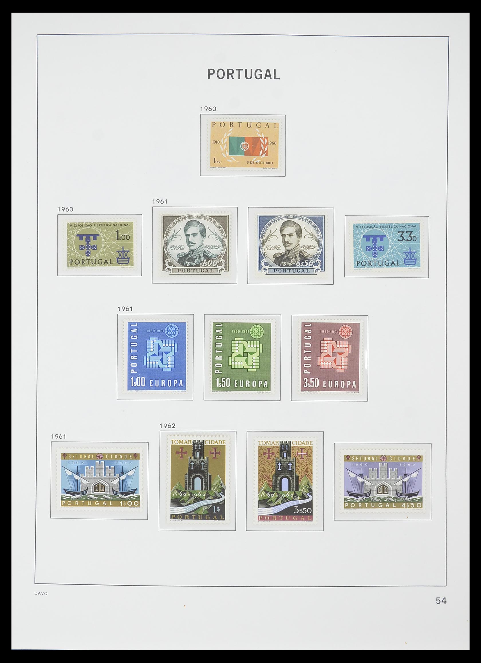 33780 025 - Postzegelverzameling 33780 Portugal 1945-2010.