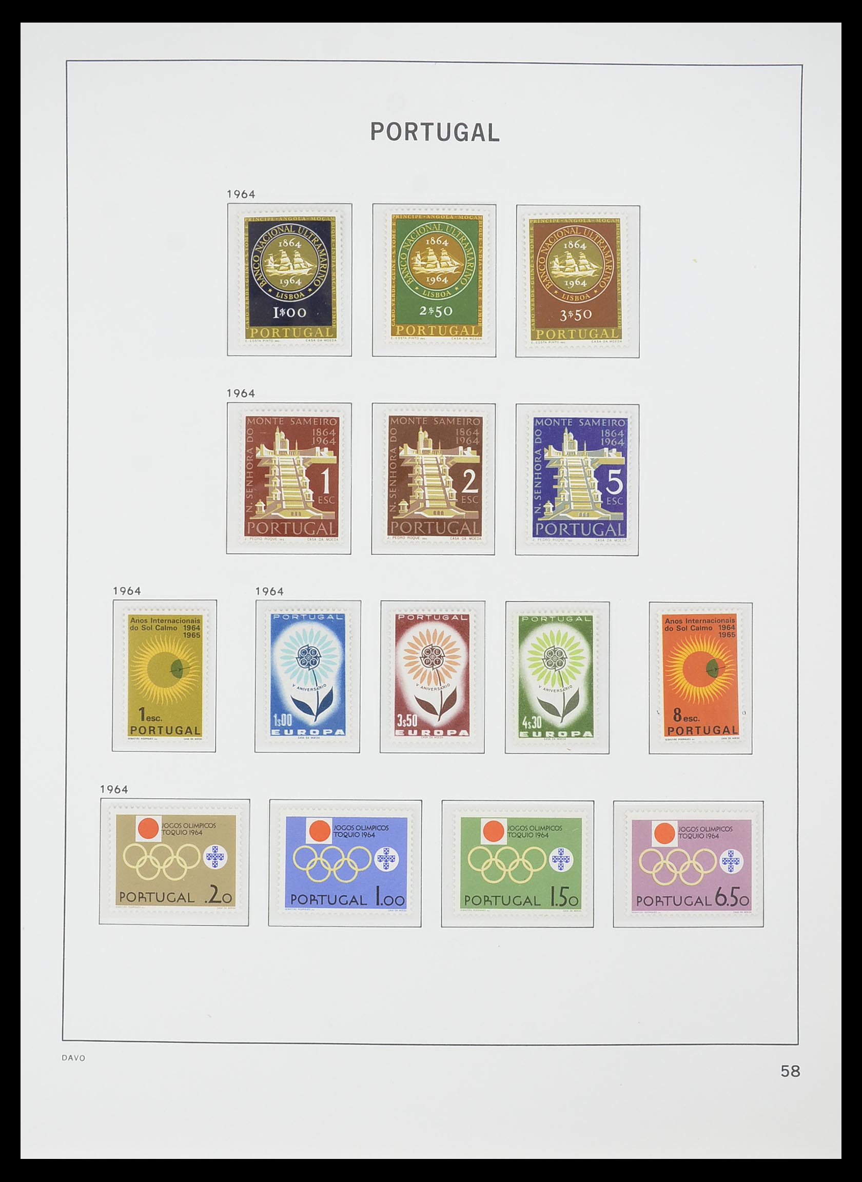 33780 029 - Postzegelverzameling 33780 Portugal 1945-2010.