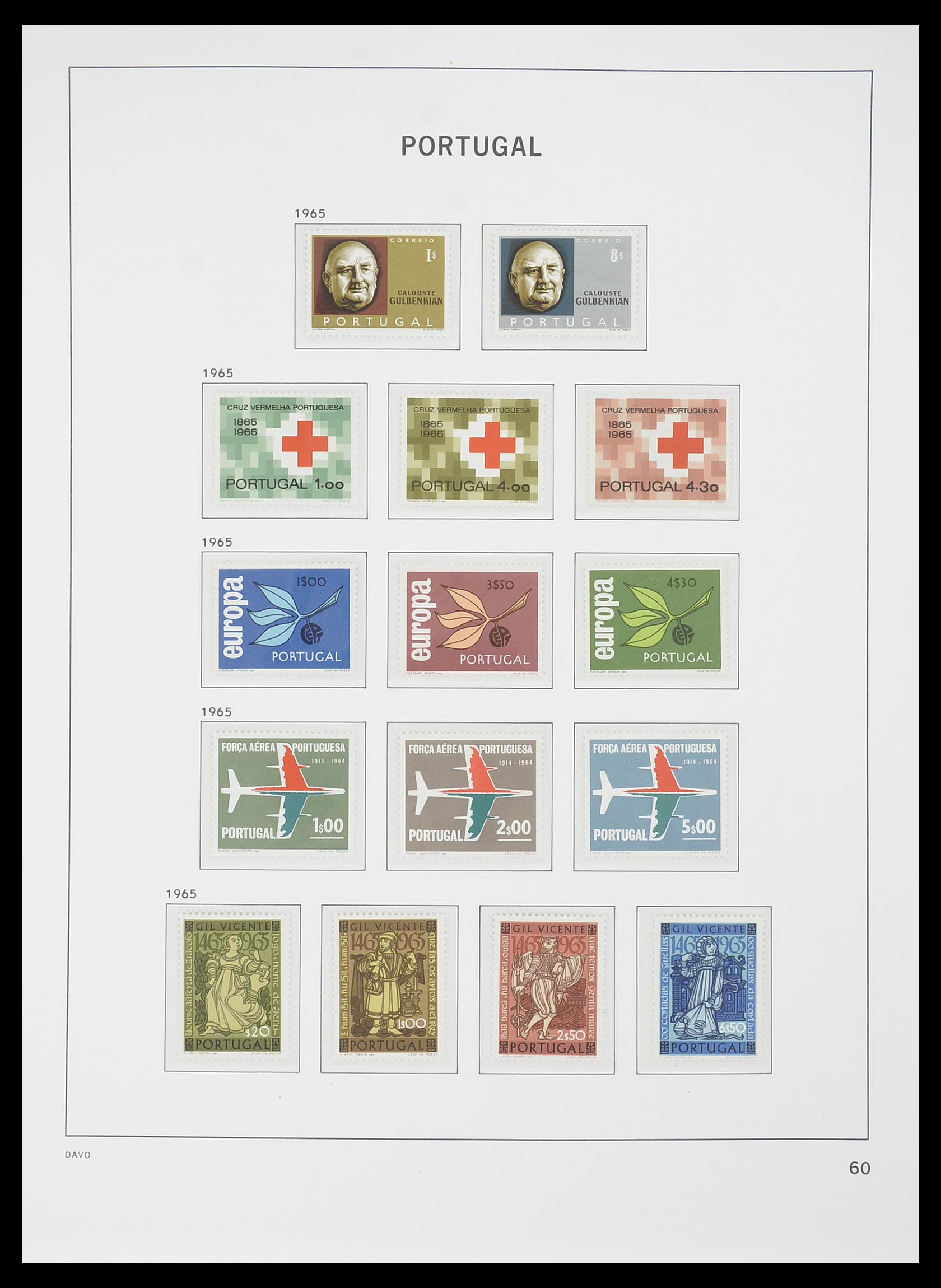 33780 031 - Postzegelverzameling 33780 Portugal 1945-2010.