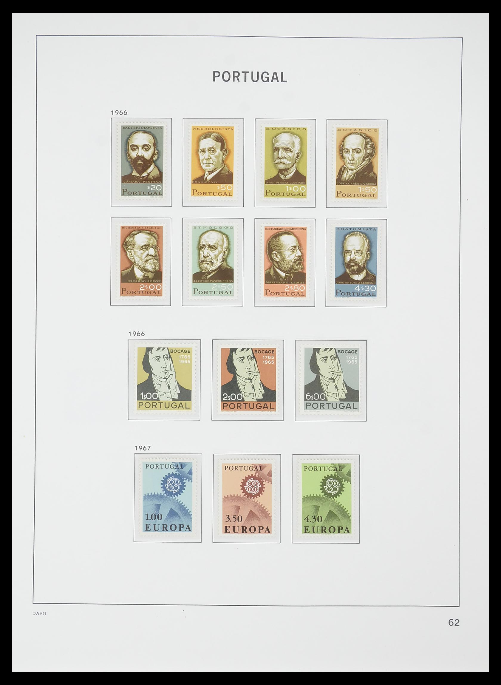 33780 033 - Postzegelverzameling 33780 Portugal 1945-2010.