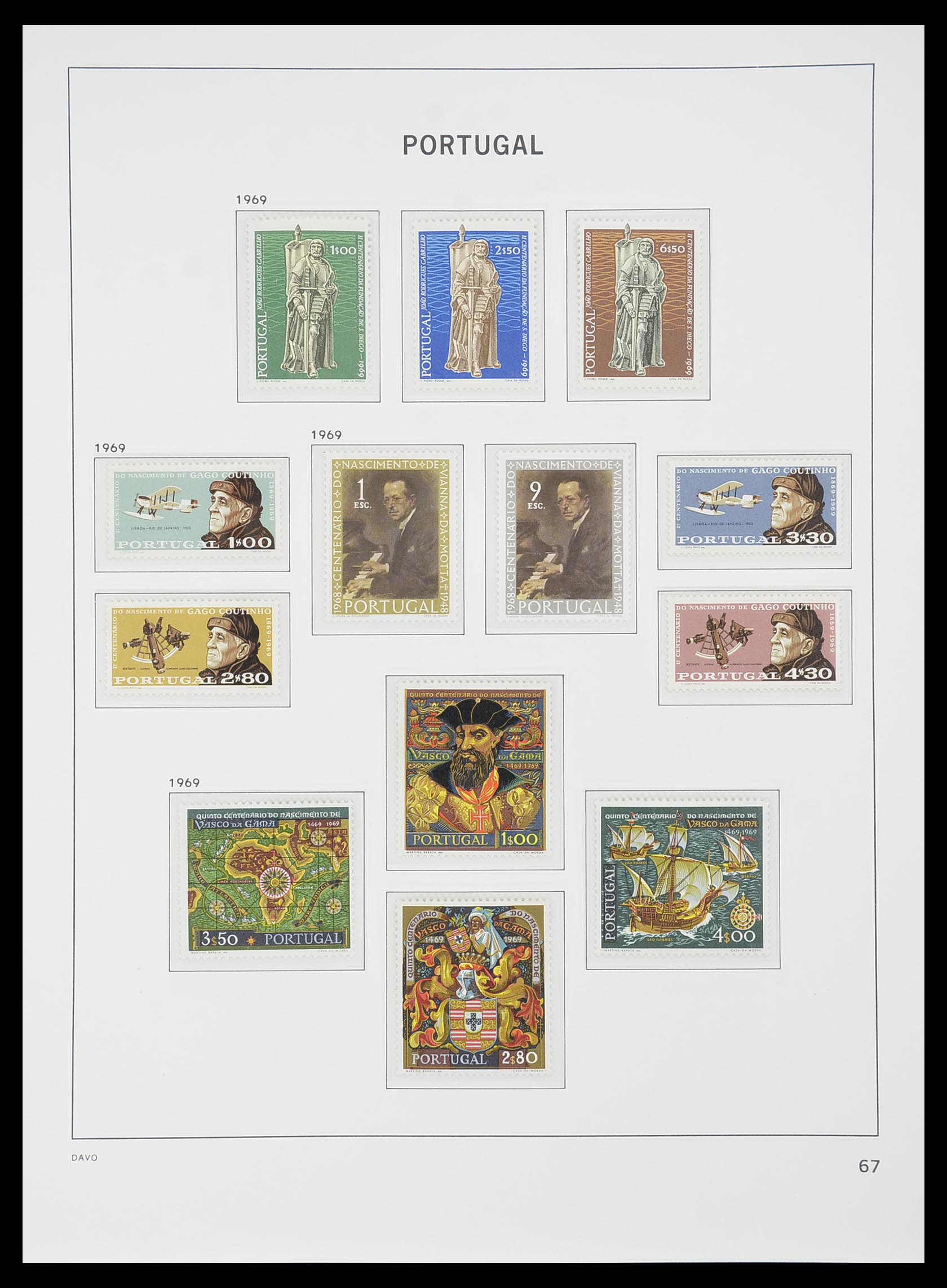 33780 038 - Postzegelverzameling 33780 Portugal 1945-2010.